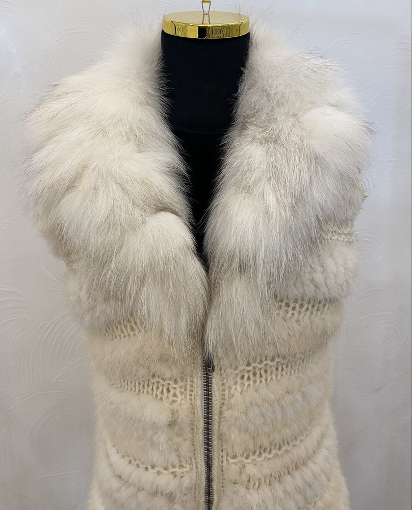 Yves Saint Laurent Yves Saint Laurent Wool Fur Vest Size S / US 4 / IT 40 - 2 Thumbnail