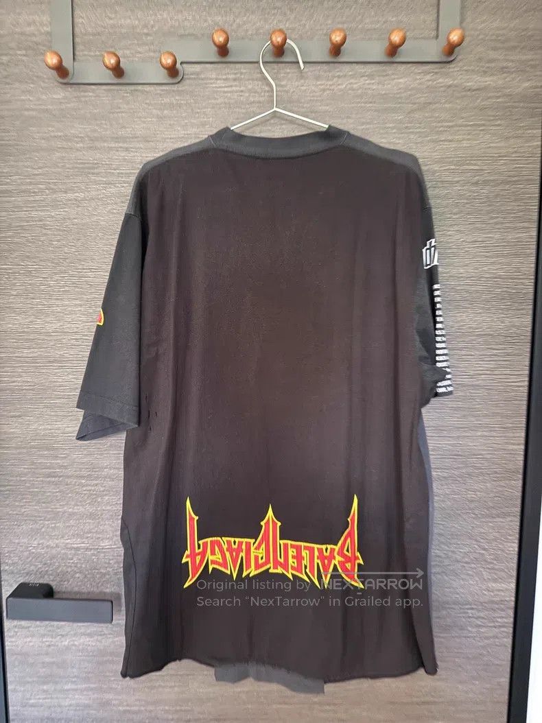 Balenciaga Balenciaga Reversed Band Short Sleeve Size US M / EU 48-50 / 2 - 2 Thumbnail