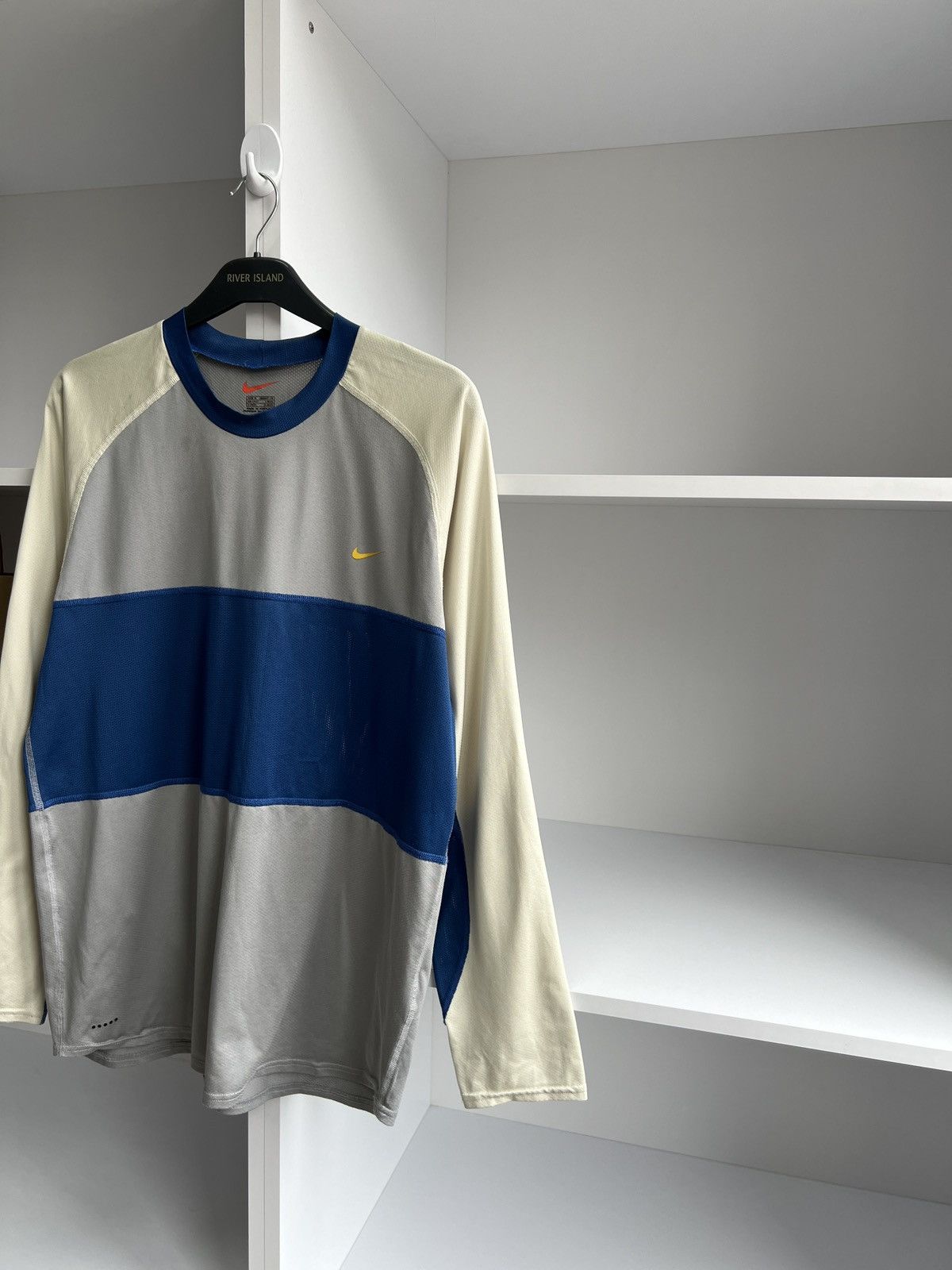 Nike × Vintage Vintage Nike termo long sleeve 90s style Size US M / EU 48-50 / 2 - 5 Thumbnail
