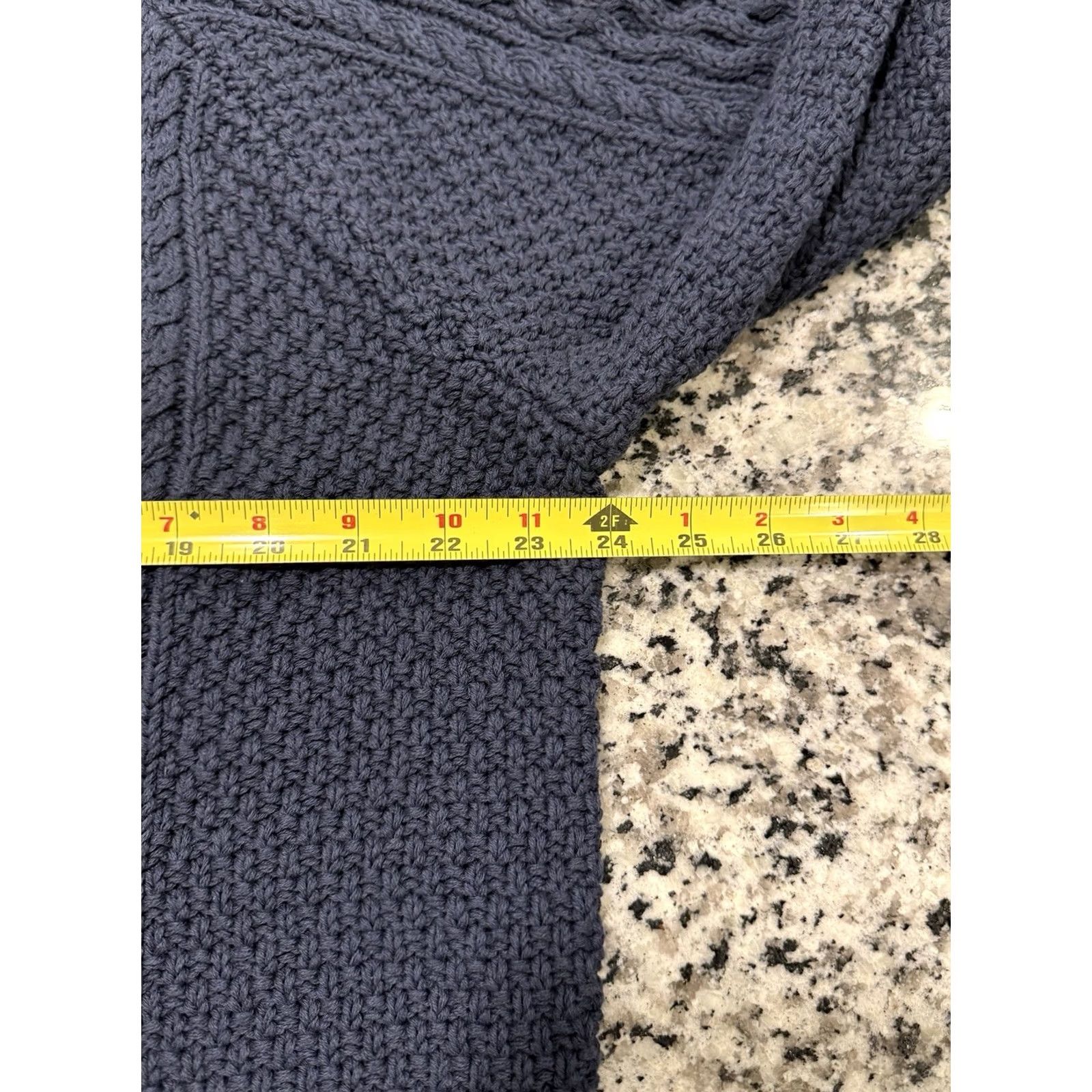 Vintage VINTAGE LL Bean Signature Cotton Fisherman Sweater Mens XL Blue Crew Neck Cable-Knit Pullover Size US XL / EU 56 / 4 - 4 Thumbnail