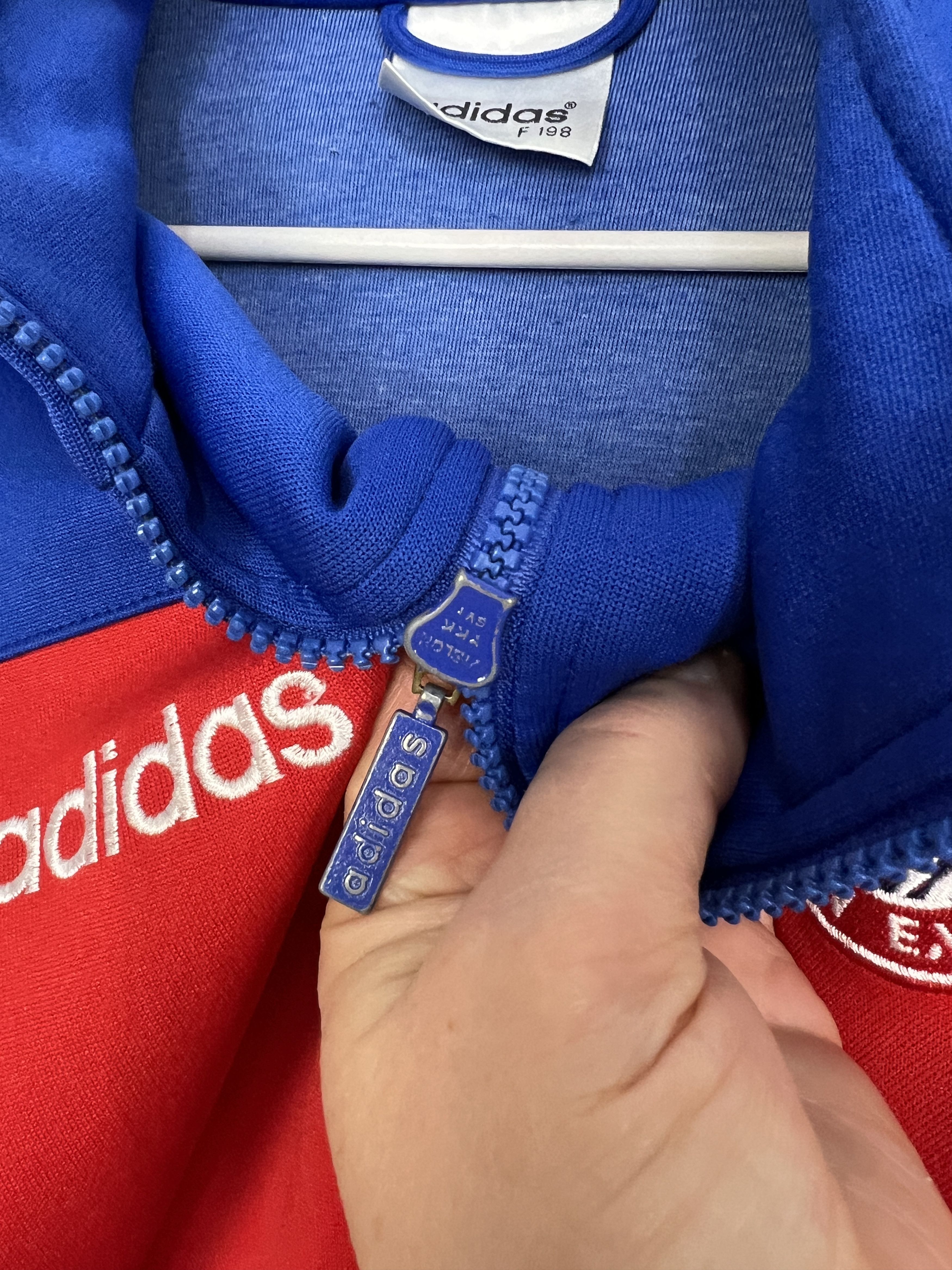 Adidas Vintage 90's Bayern Munich Football Jacket Soccer Track Top Size US XL / EU 56 / 4 - 4 Thumbnail