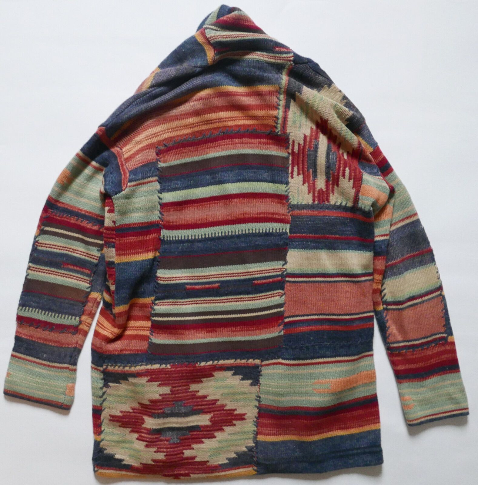 Polo Ralph Lauren Polo Ralph Lauren Cardigan Sweater Patchwork Aztec Indian S Size US S / EU 44-46 / 1 - 2 Thumbnail