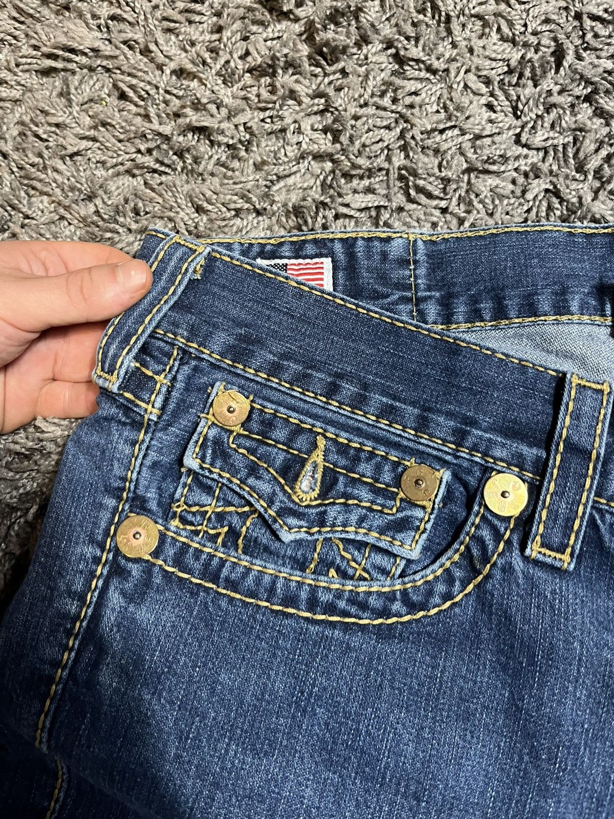 True Religion TRUE RELIGION BAGGY Y2K JEANS Size US 36 / EU 52 - 10 Thumbnail