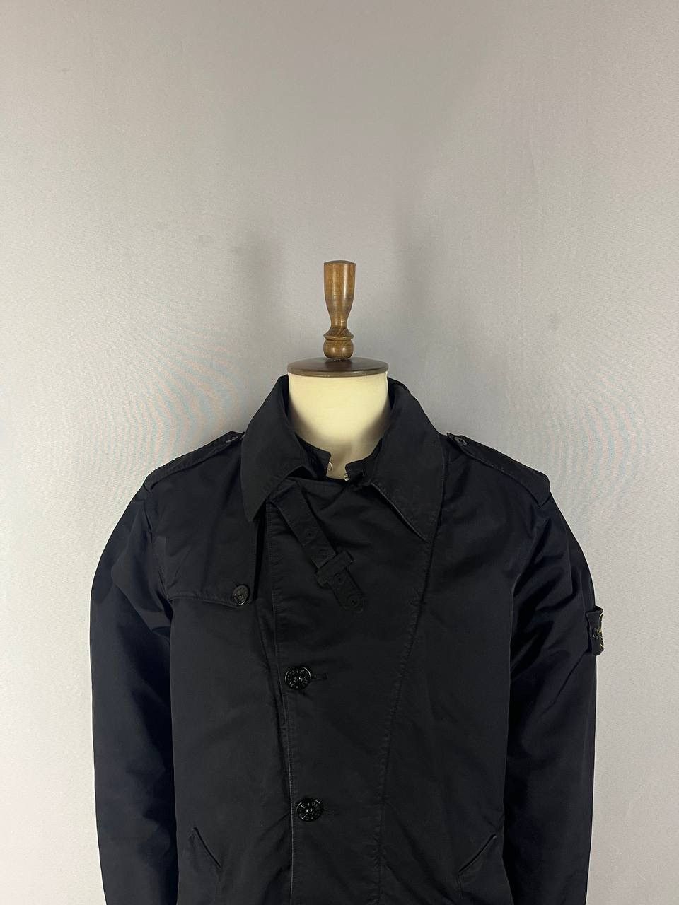 Stone Island Stone Island Trench Jacket Black Size US XXL / EU 58 / 5 - 2 Thumbnail