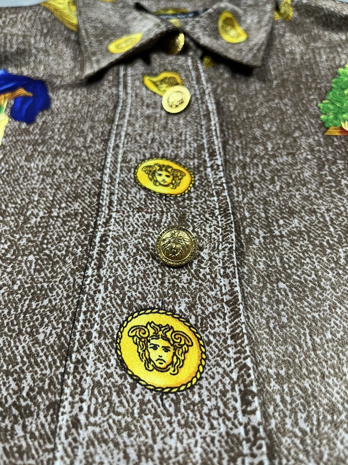 Versace Jeans Couture 90s Versace blue jeans silk Size US M / EU 48-50 / 2 - 5 Thumbnail