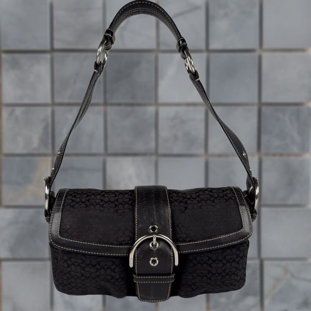 Coach Soho Oneshoulder Bag Signature 美品✨COACH OneShoulder Bag 