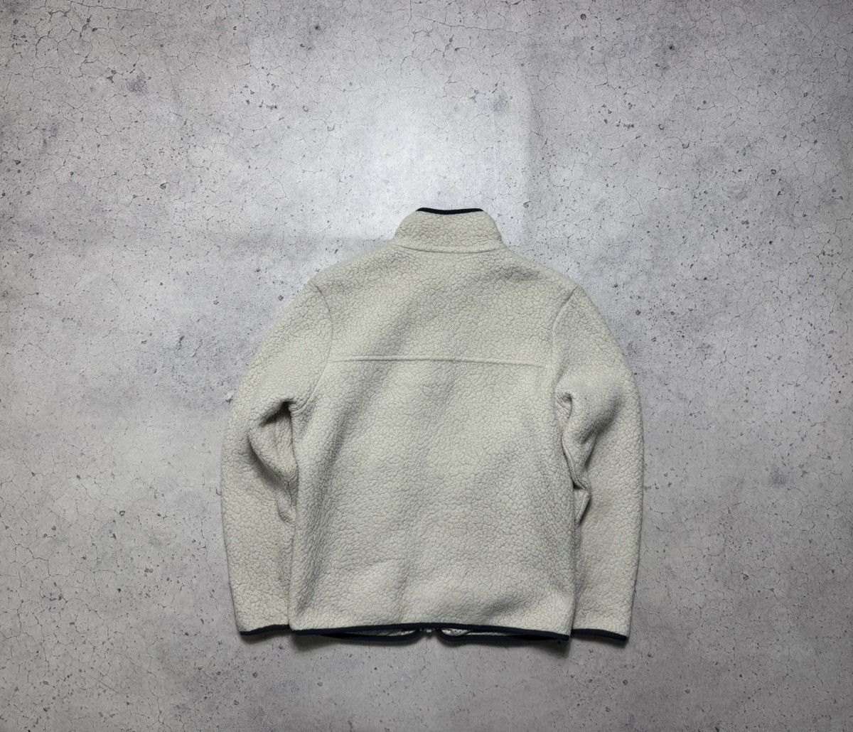 Patagonia Patagonia Full Zip Teddy Sherpa Jacket Size S Cream Size US S / EU 44-46 / 1 - 11 Thumbnail