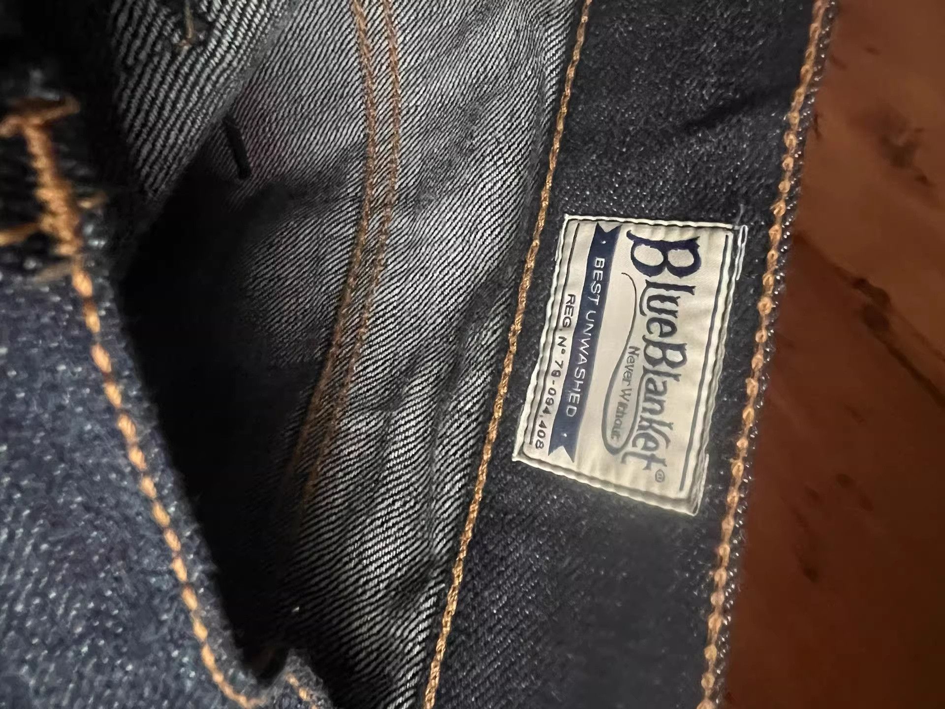 Blue Blanket Blue Blanket Handmade Raw Denim Jeans P01 Size US 32 / EU 48 - 8 Thumbnail
