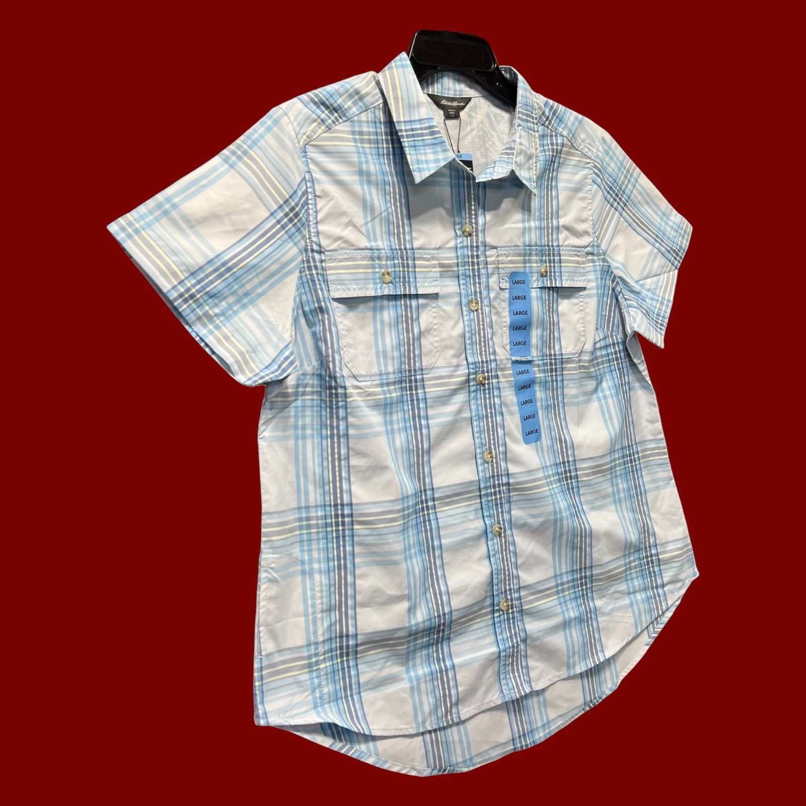 Other Eddie Bauer - Women's Moisture Wicking Short Sleeve Shirt - Size L / US 10 / IT 46 - 18 Thumbnail