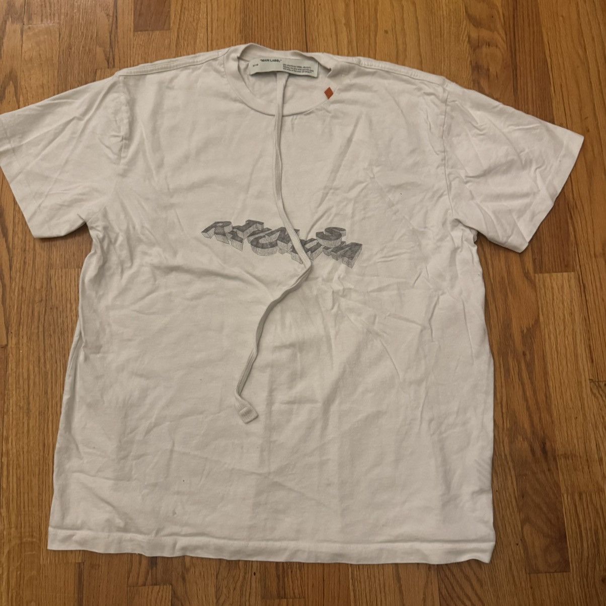 Off-White “Rationalism” Off-White Tee Size US XS / EU 42 / 0 - 1 Thumbnail
