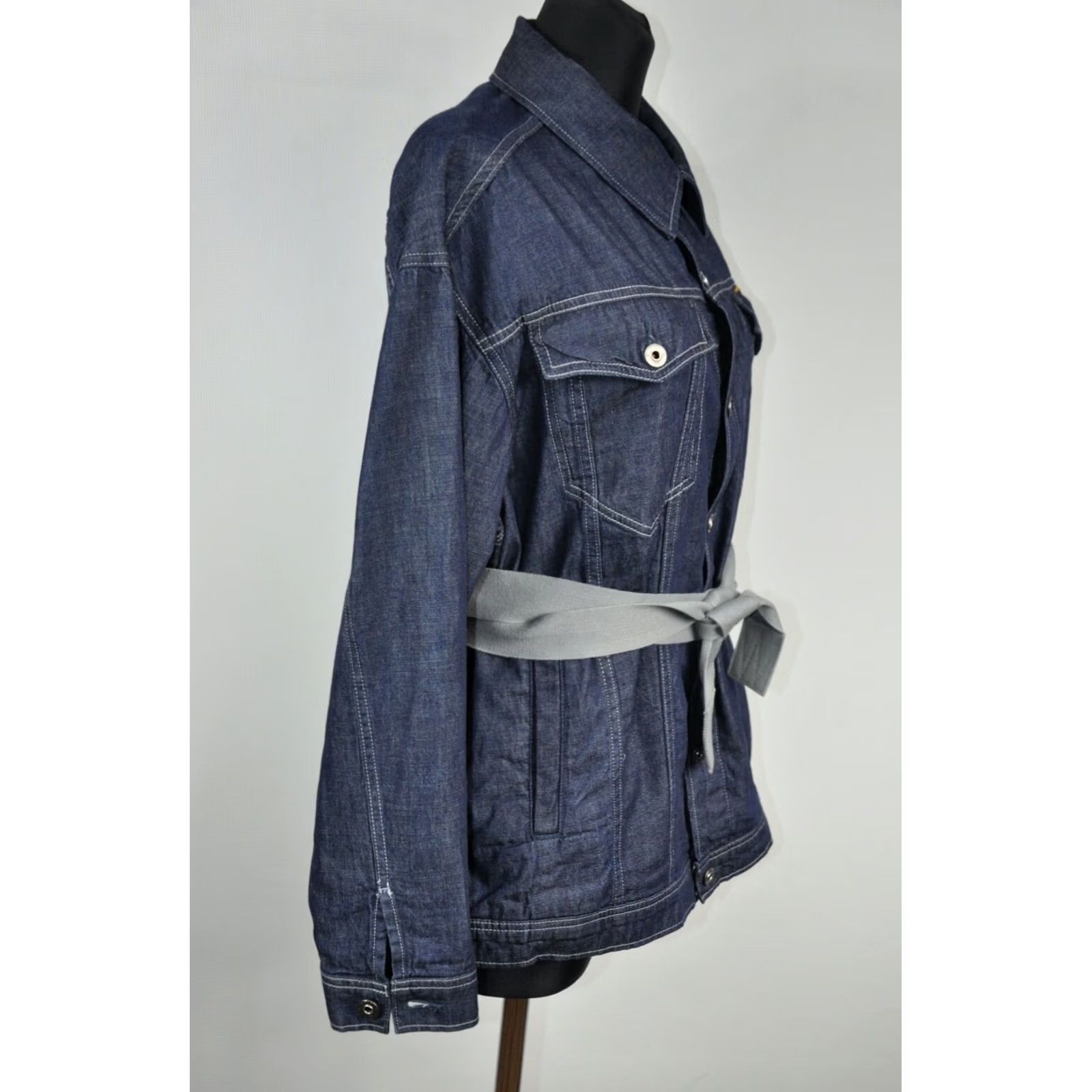 G-Star G-Star 3301 Real Boyfriend JKT WMN Denim Jacket L Blue Size L / US 10 / IT 46 - 5 Thumbnail