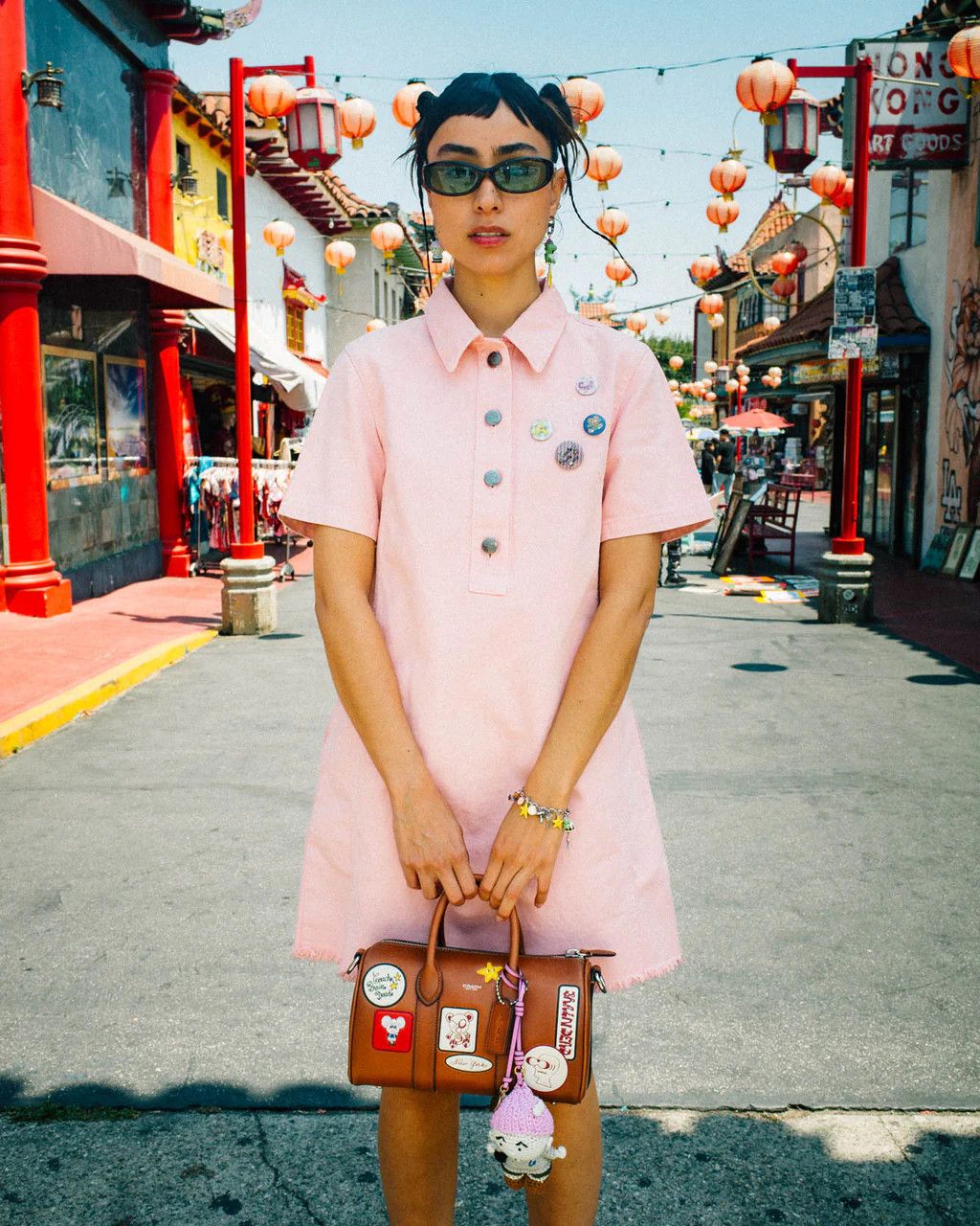 Brain Dead × Coach Coach | Brain Dead Compass Bag 25 With Darby Dino And Charm Size ONE SIZE - 2 Thumbnail