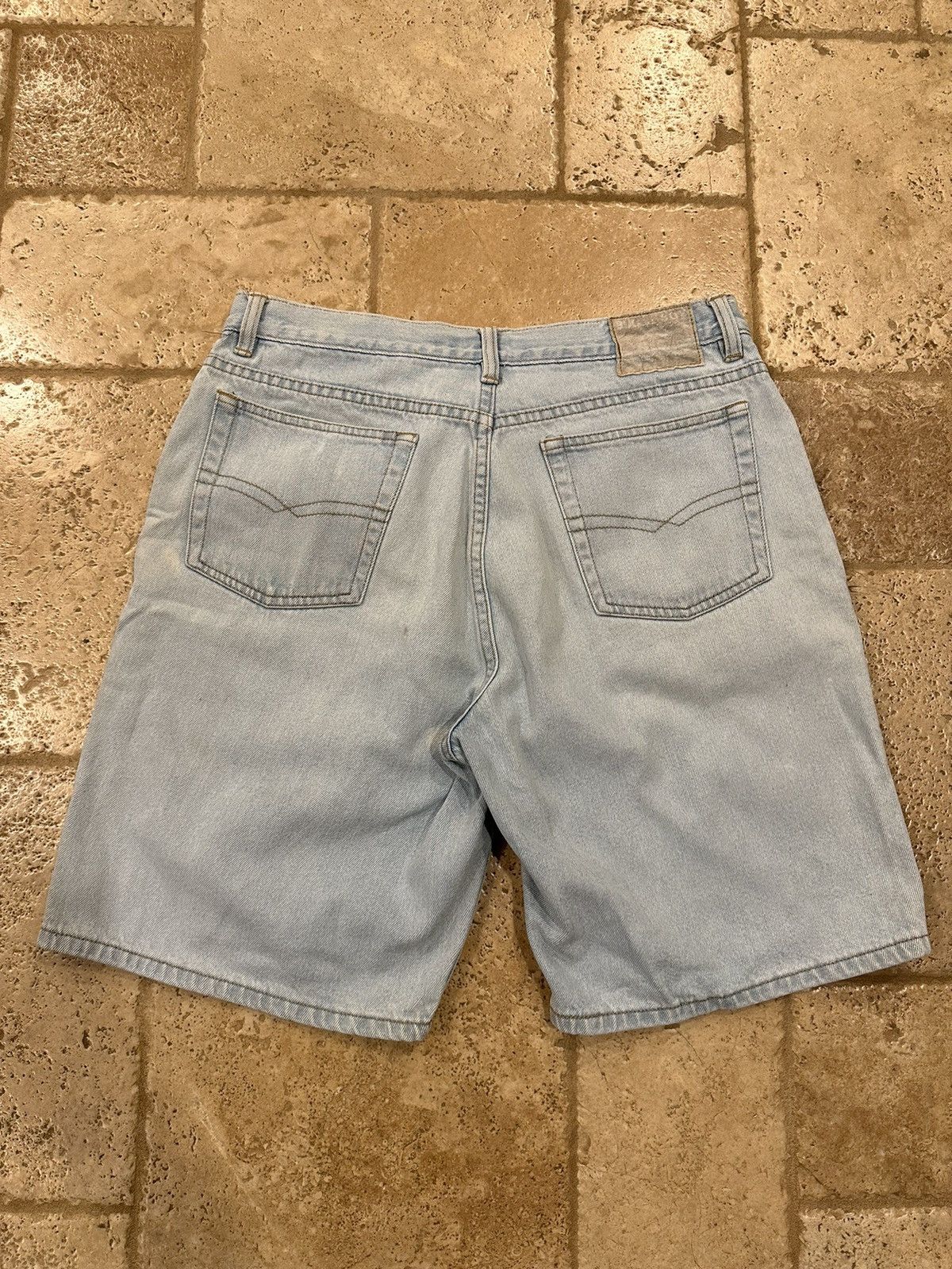 Bugle Boy × Vintage Vintage Bugle Boy Painter Denim Jean Shorts Jorts Size US 36 / EU 52 - 6 Thumbnail