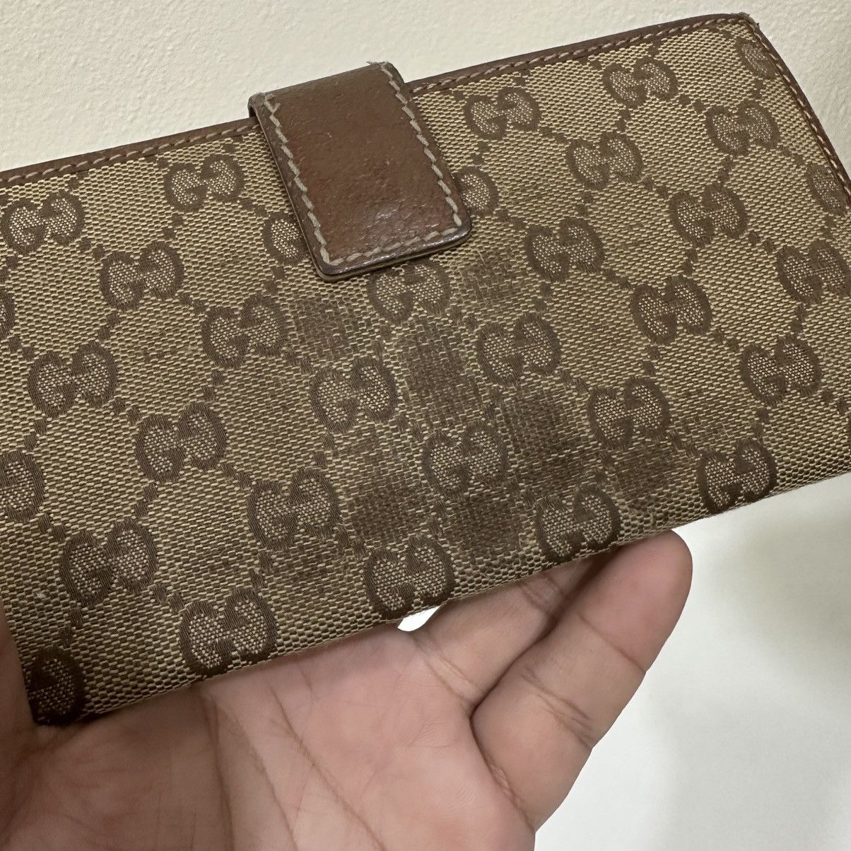 Gucci ‼️LASTDROP‼️ AUTHENTIC GUCCI BAMBOO CANVAS LONG WALLET PURSES Size ONE SIZE - 6 Thumbnail