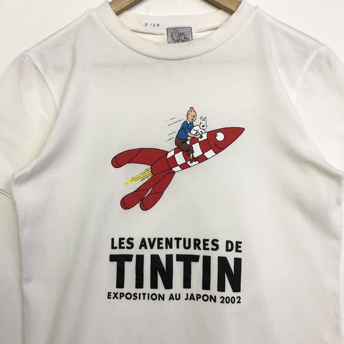 Cartoon Network × Vintage Vintage The Adventures Of Tintin Cartoon Tshirt Size US M / EU 48-50 / 2 - 2 Thumbnail