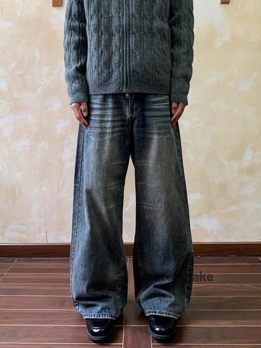 Jean ltx vintage washed faded cleanfit loose baggy jeans Size US 28 / EU 44 - 6 Thumbnail