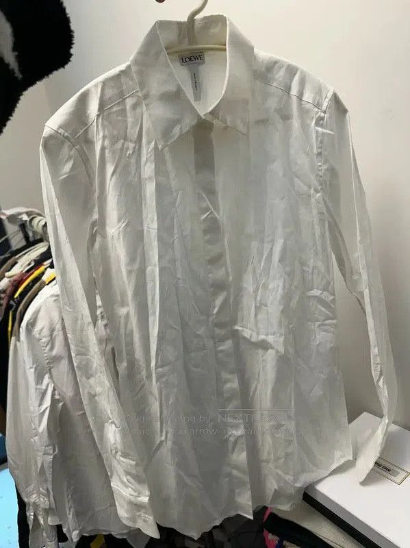 Loewe Loewe White Cotton Women’s Shirt . Size XS / US 0-2 / IT 36-38 - 1 Thumbnail