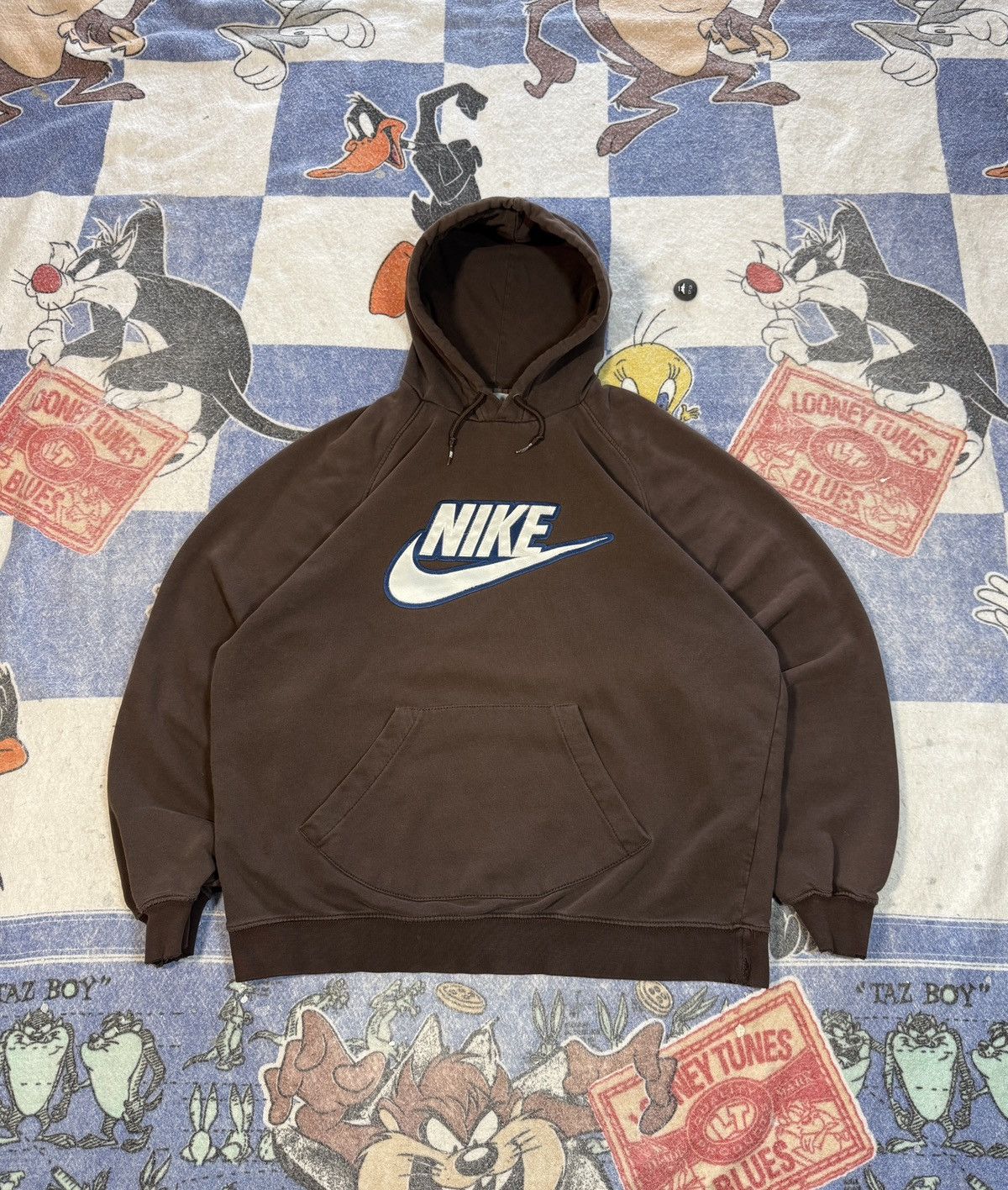 Nike Vintage Nike swoosh sweatshirt Size US XL / EU 56 / 4 - 1 Thumbnail