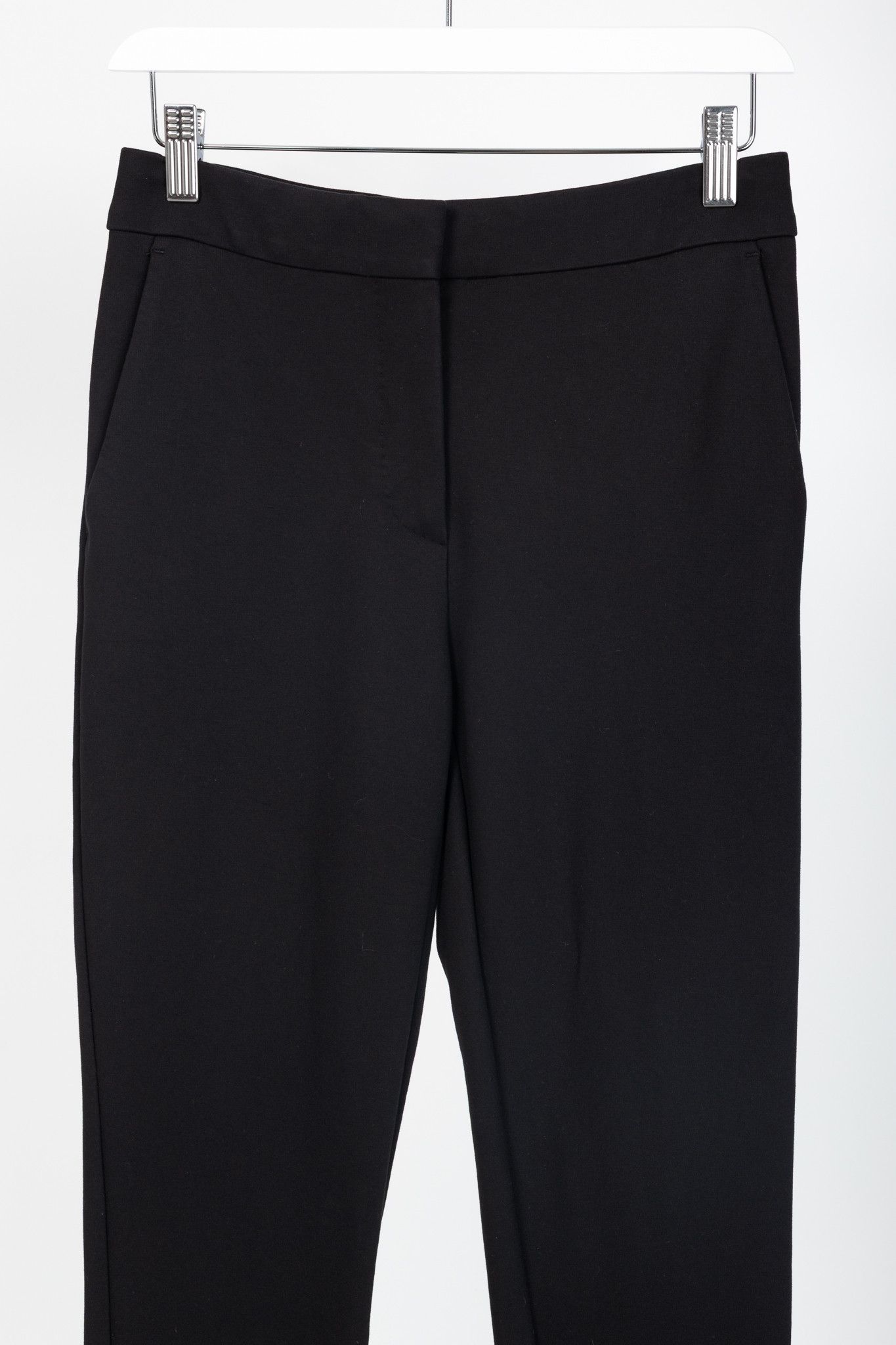 Max Mara Black Ponte Skinny-Cut Pants