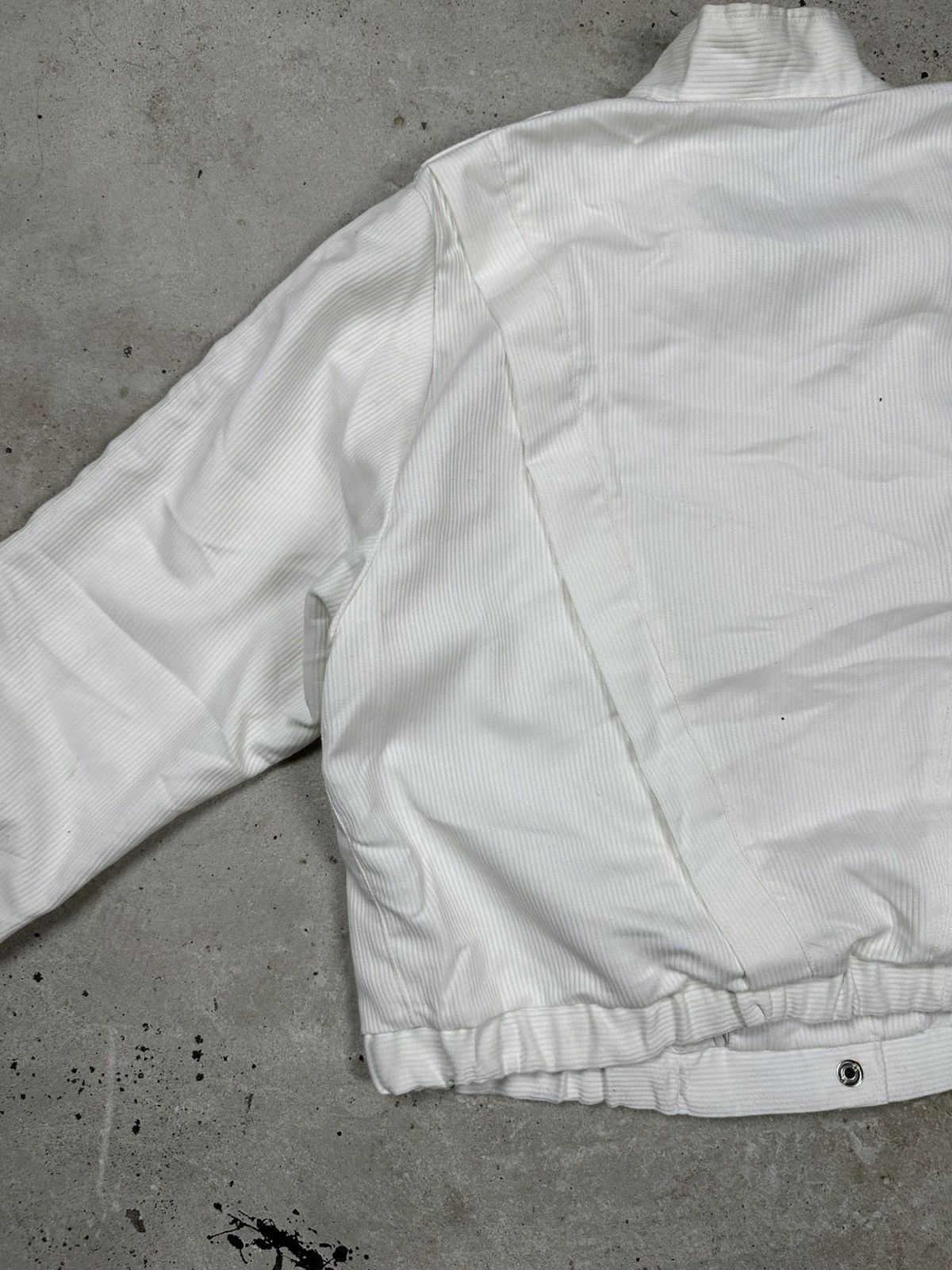 If Six Was Nine × Japanese Brand × Le Grande Bleu (L.G.B.) Vintage Y2K White Boxy Fit Bomber Jacket archive Size US L / EU 52-54 / 3 - 14 Thumbnail