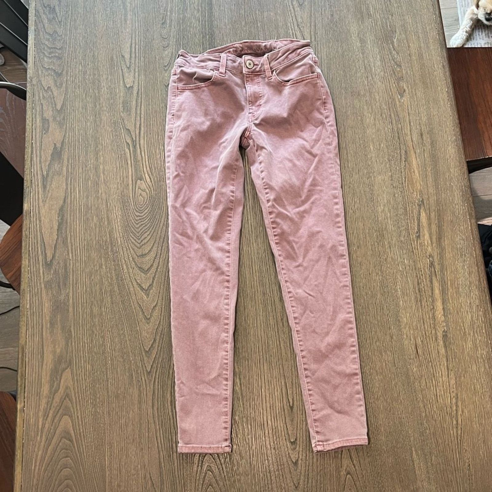American Eagle Outfitters American Eagle Ne(x)t Level Stretch Purple Skinny Jeans 6 Size 28" / US 6 / IT 42 - 1 Thumbnail