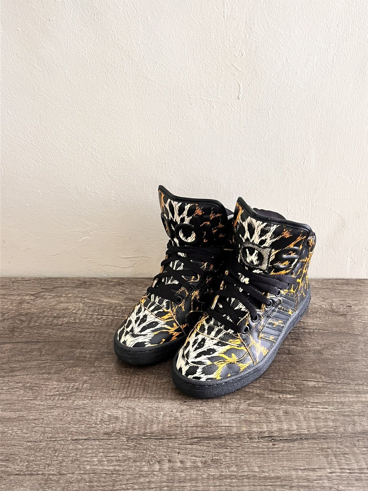 Adidas × Jeremy Scott Js Instinct High Leopard Print Size US 6.5 / IT 36.5 - 4 Thumbnail
