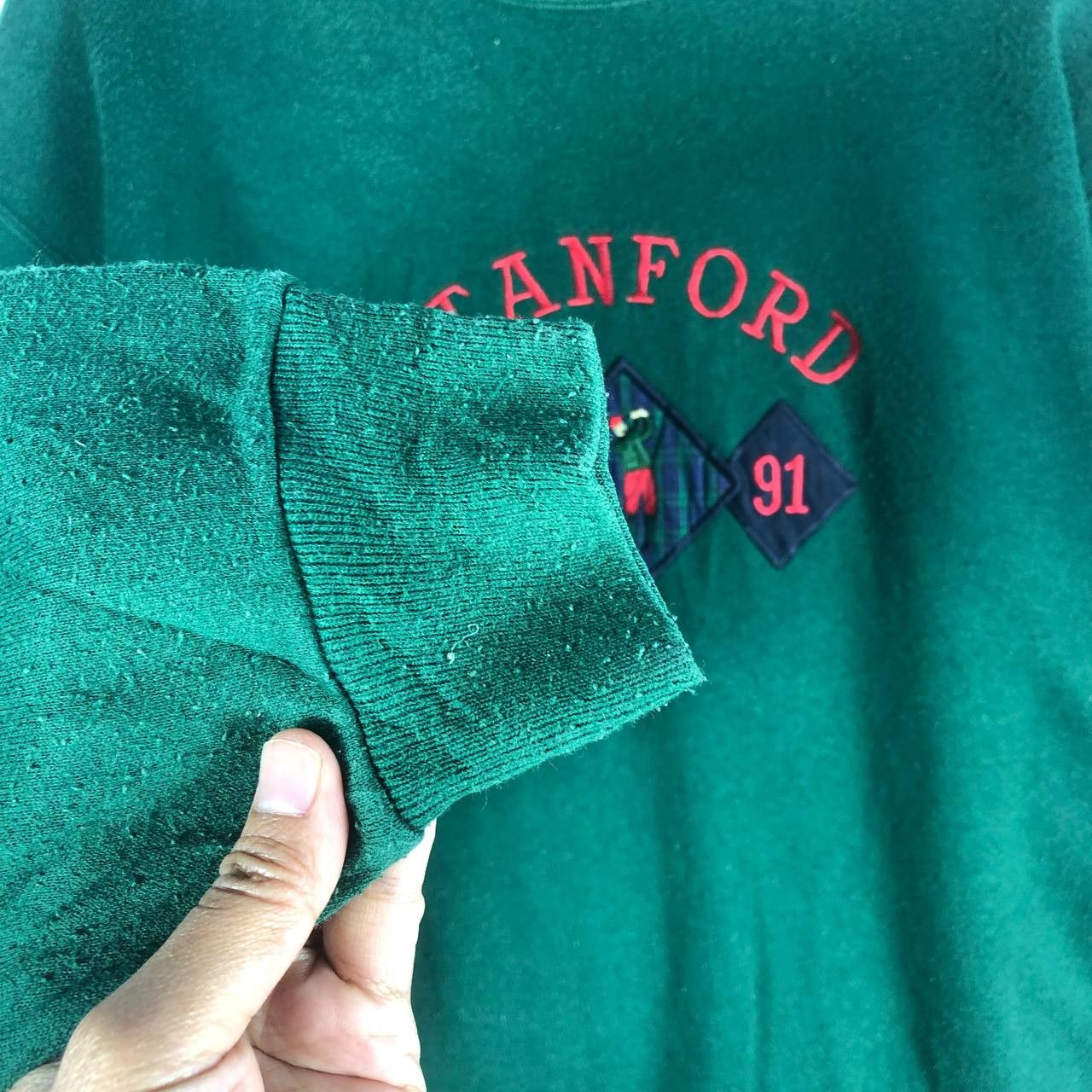 Vintage Vintage Santee Sweats Stanford 1891 men sweatshirt Size US L / EU 52-54 / 3 - 6 Thumbnail