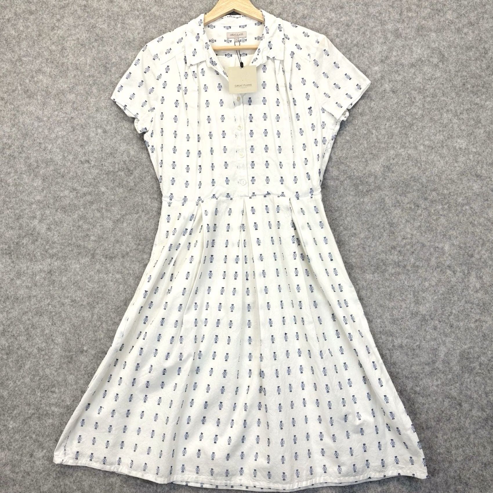 Vintage VINTAGE Great Plains Shirt Dress Midi Woodstock Weave Jihmy New With Tags BMWT Womens Size M / US 6-8 / IT 42-44 - 2 Thumbnail