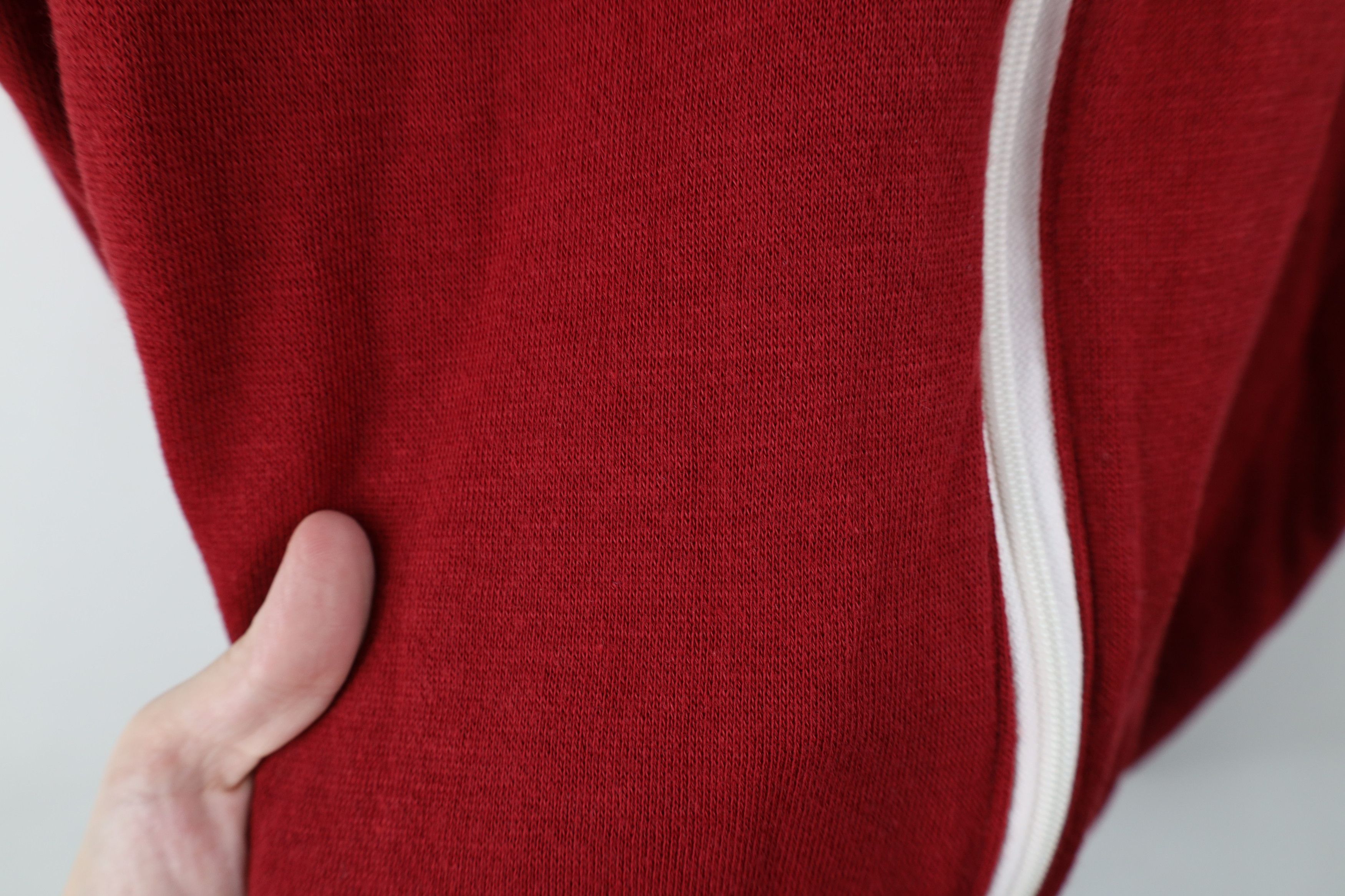 Wrangler Vintage 70s Wrangler Knit Warm Up Track Jacket Red USA Size US XL / EU 56 / 4 - 6 Thumbnail