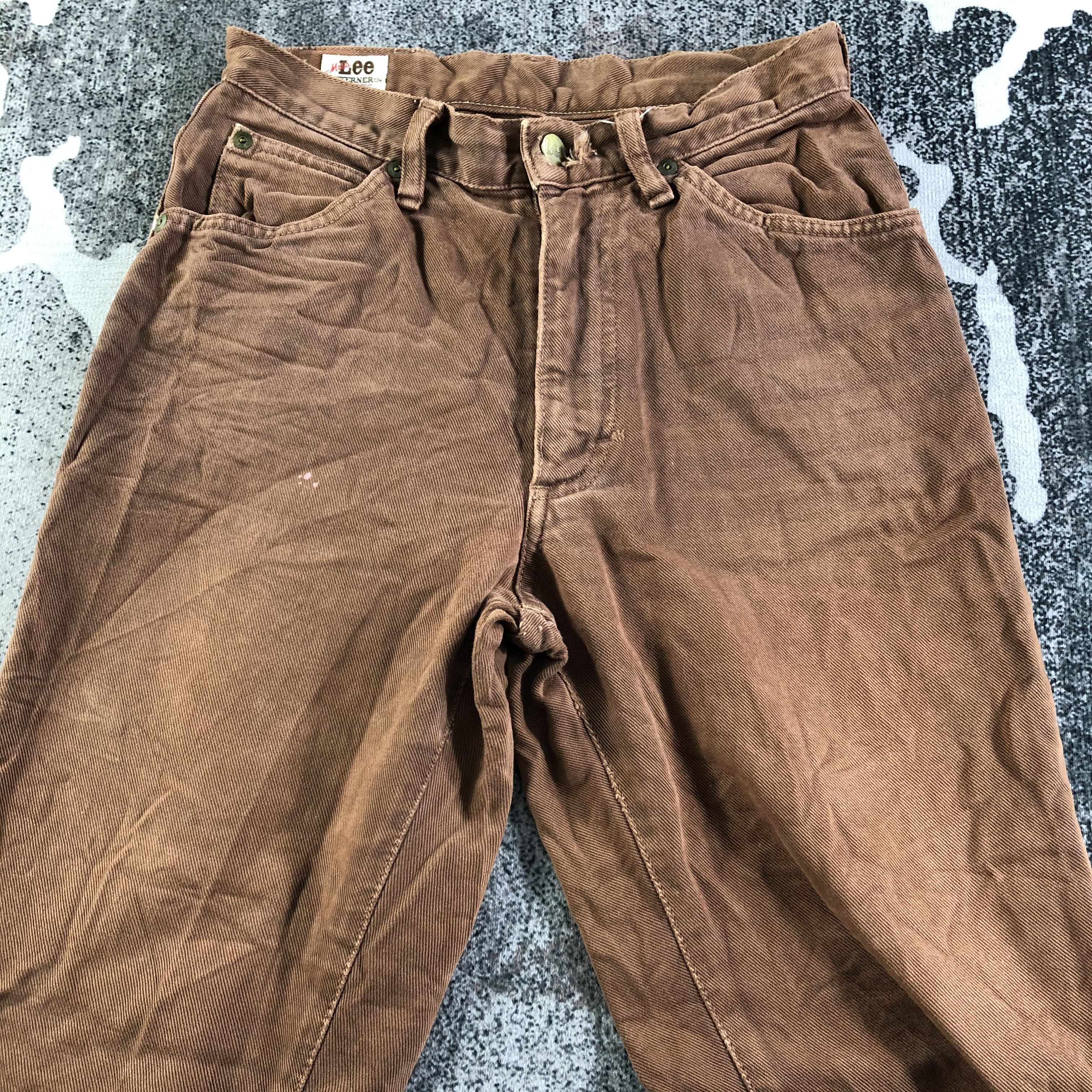 Lee Vintage Lee Jeans Earth Tone Denim KJ2976 Size US 27 - 3 Thumbnail