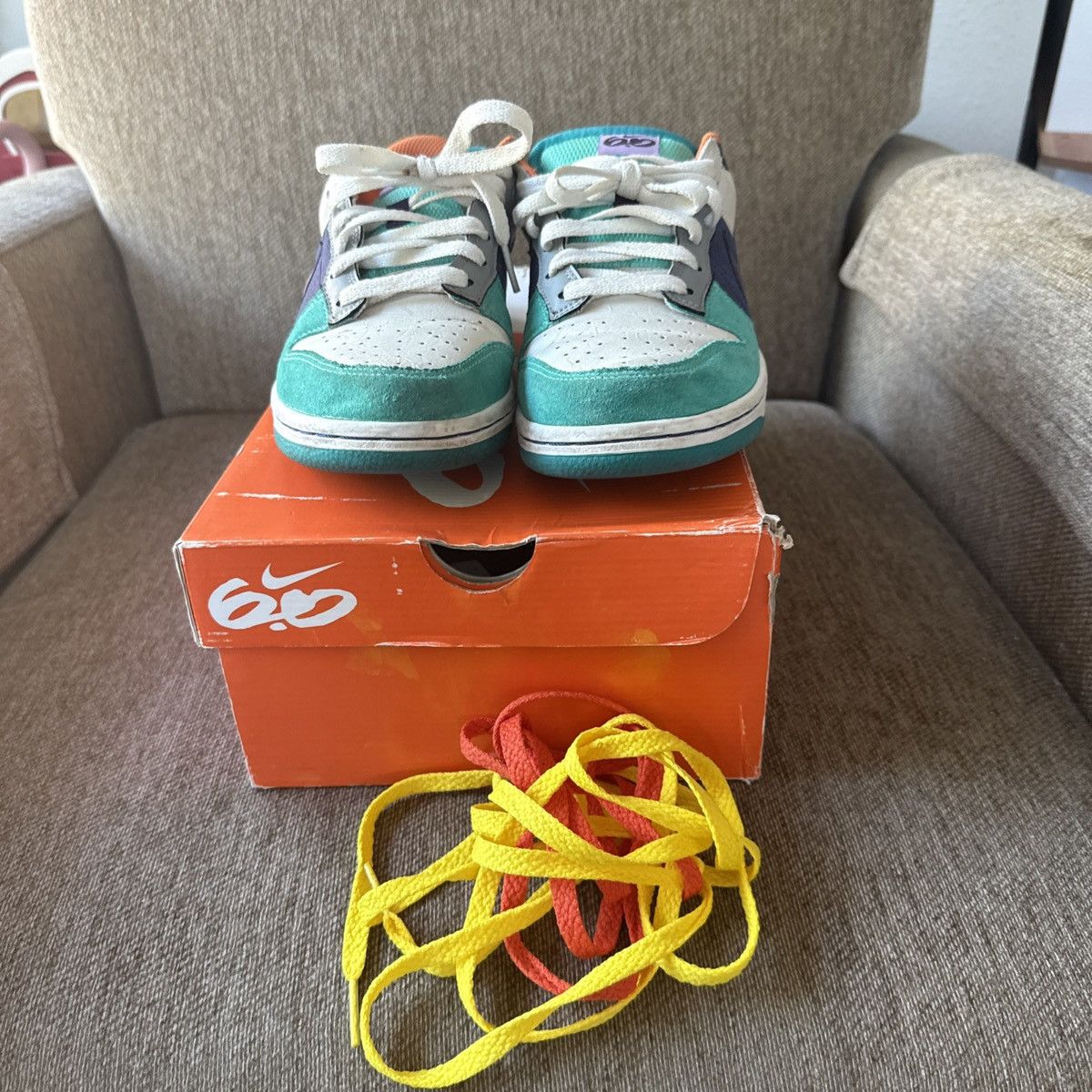 Nike Nike 6.0 dunks low multi color Size US 6.5 / IT 36.5 - 7 Thumbnail