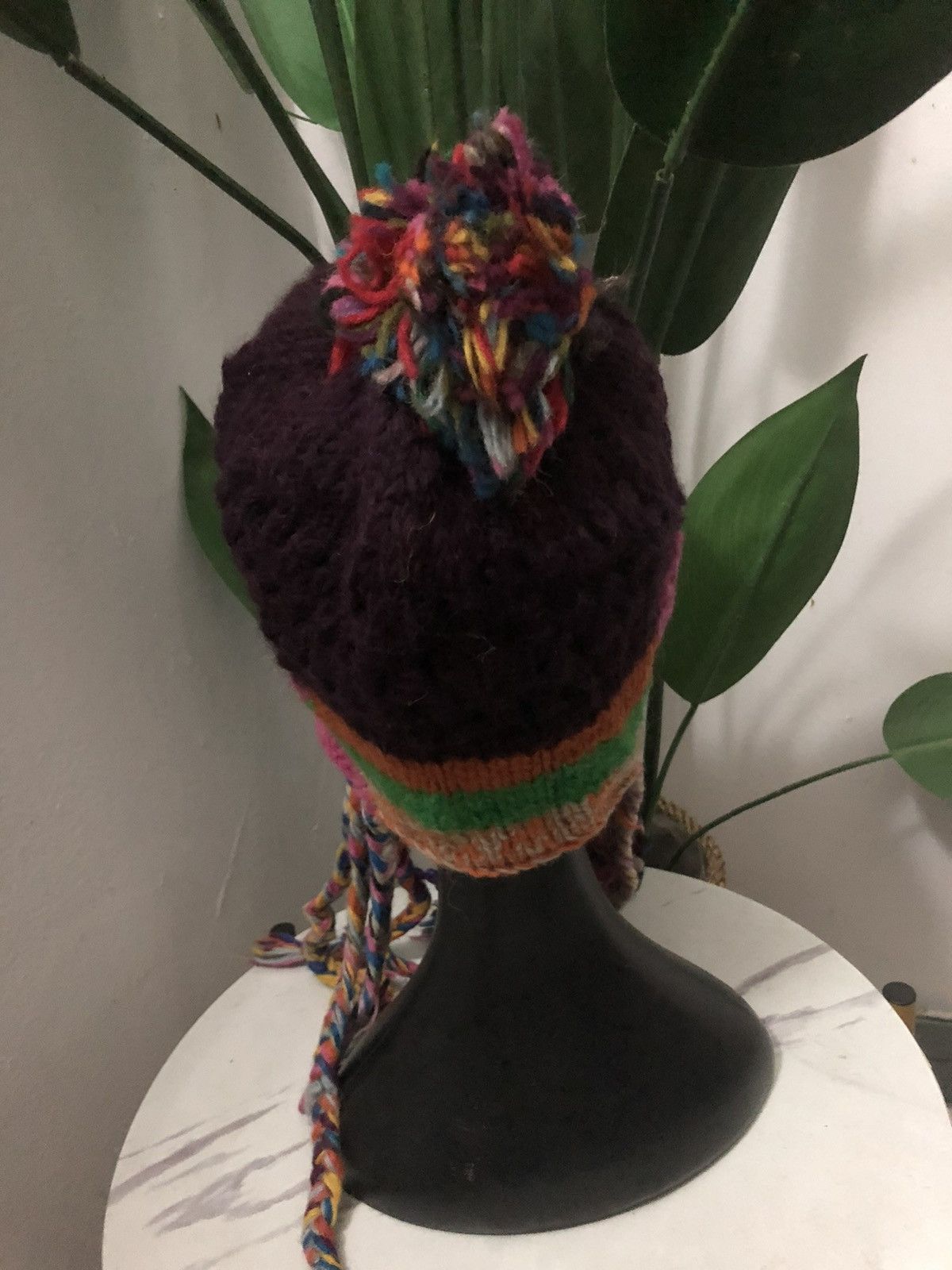 Japanese Brand × Vintage VINTAGE WOOL EAR FLAT NAVAJO STYLE BEANIE HAT Size ONE SIZE - 7 Thumbnail