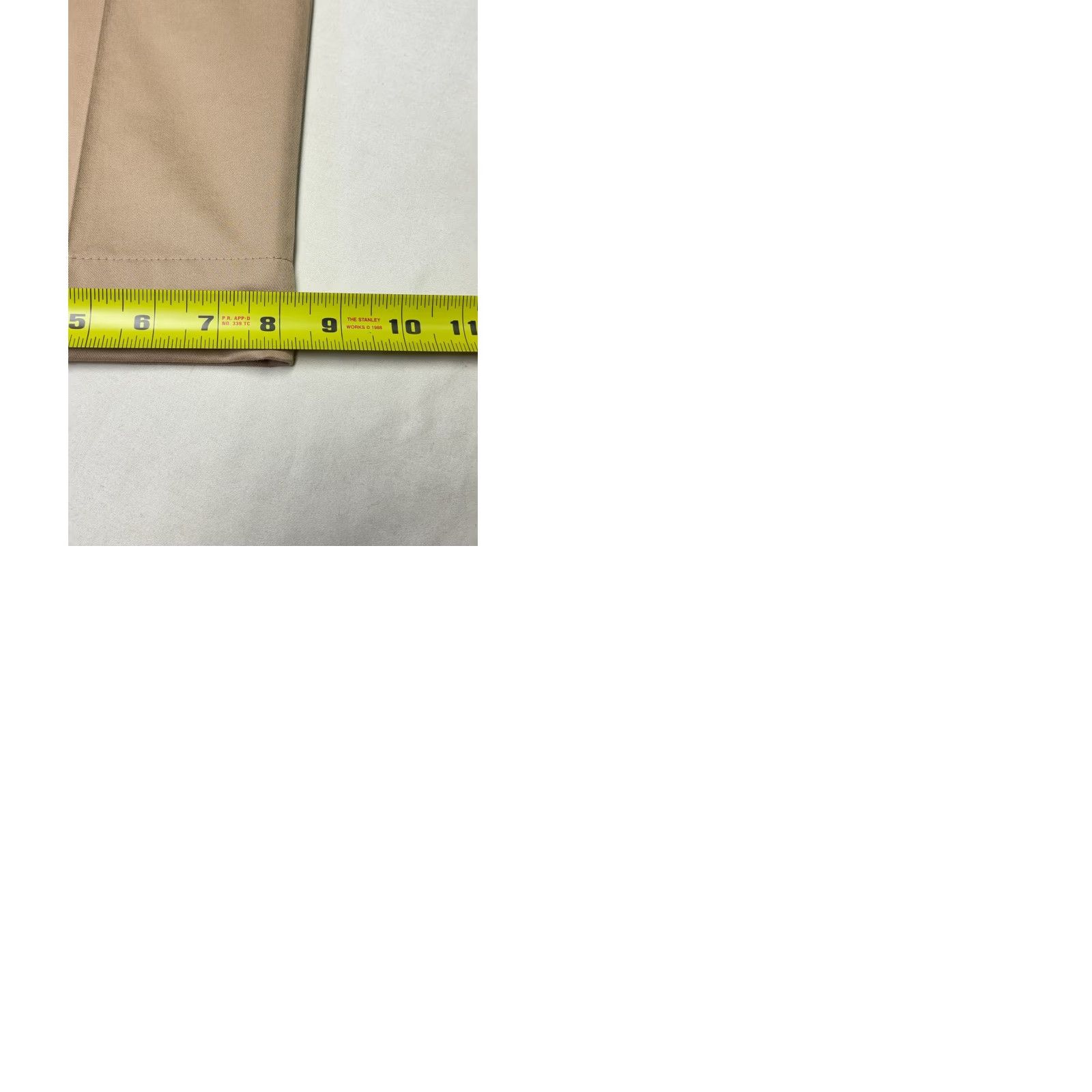 Brooks Brothers Brooks Brothers Advantage Chino Pants Mens Regular 42 Tan Lightweight Cotton Blend Stretch Flat Front Casual Business Travel 42x28 Mens Size US 42 / EU 58 - 9 Thumbnail