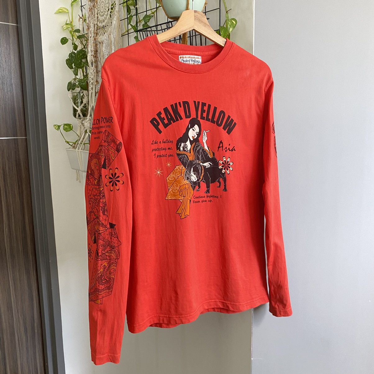 Tedman VINTAGE FADED Y2K PEAK’D YELLOW TEDMAN PORNSTAR ERD TSHIRT Size US L / EU 52-54 / 3 - 4 Thumbnail