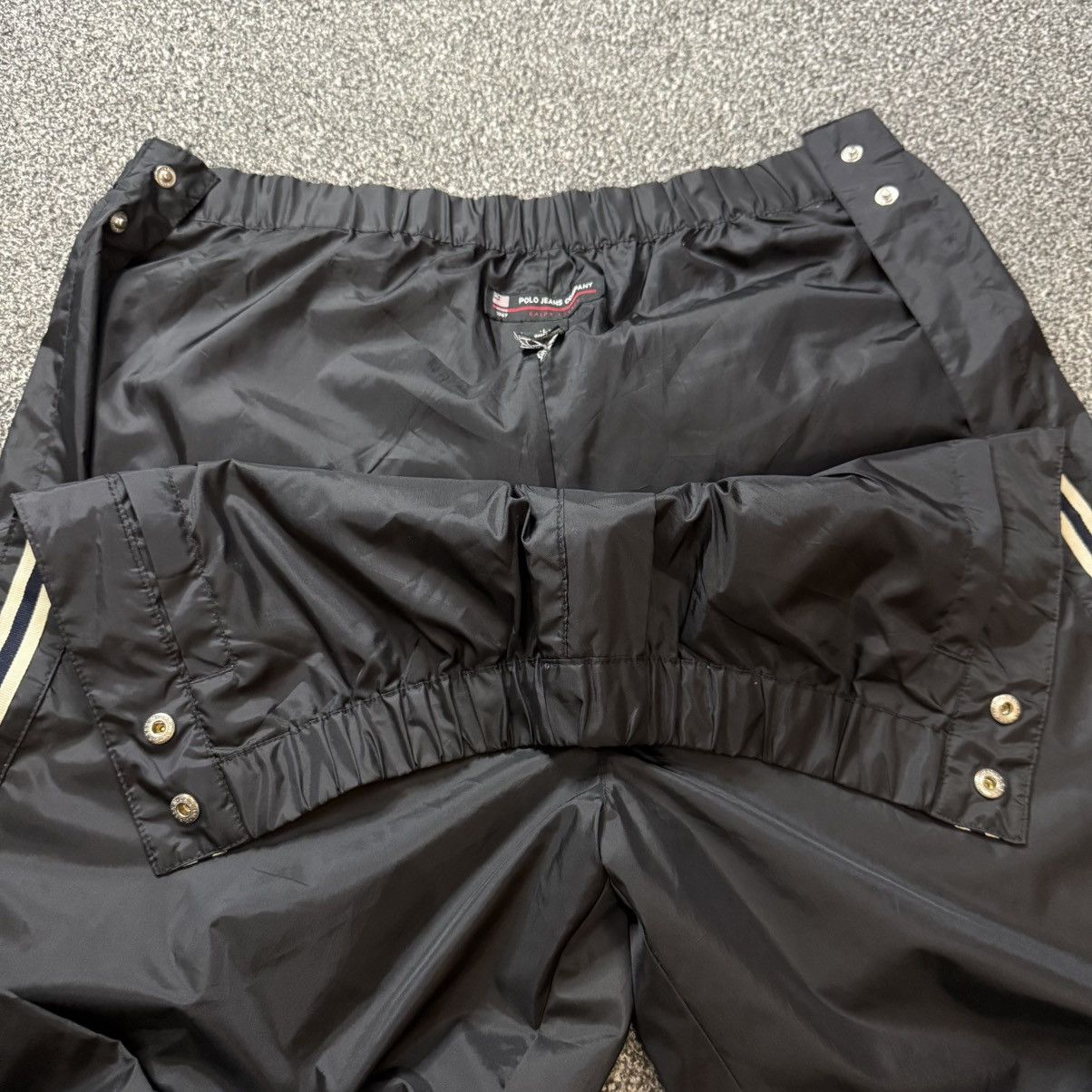 Polo Ralph Lauren × RRL Ralph Lauren × Ralph Lauren 🔥🔥 Crazy Button Up Ralph Lauren Track Jogger Baggy Pants Size US 34 / EU 50 - 15 Thumbnail