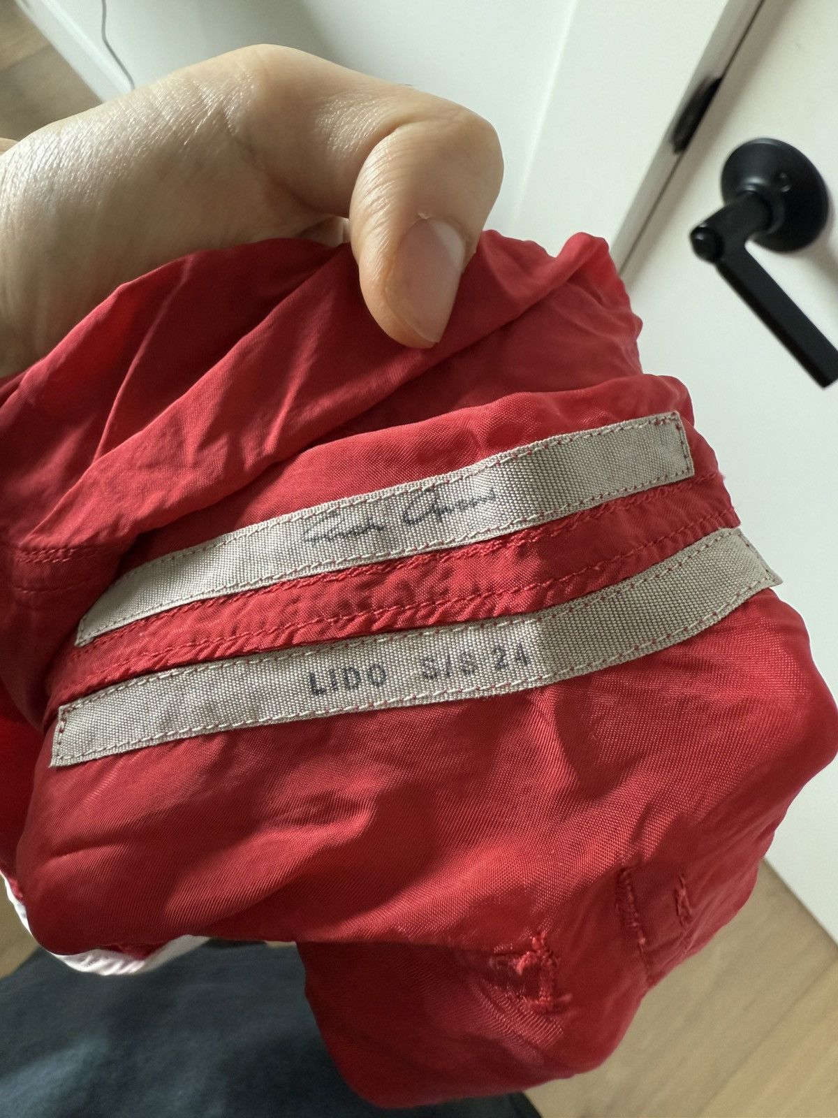 Rick Owens Rick Owens Red Lido Pocket Detailed Shorts Size US 30 / EU 46 - 6 Thumbnail