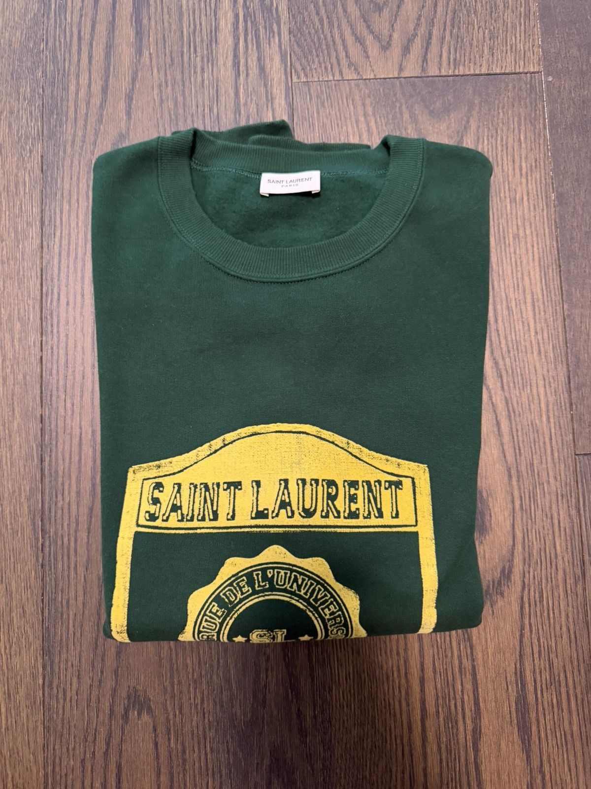 Saint Laurent Paris SAINT LAURENT - University Sweater Size US S / EU 44-46 / 1 - 1 Thumbnail