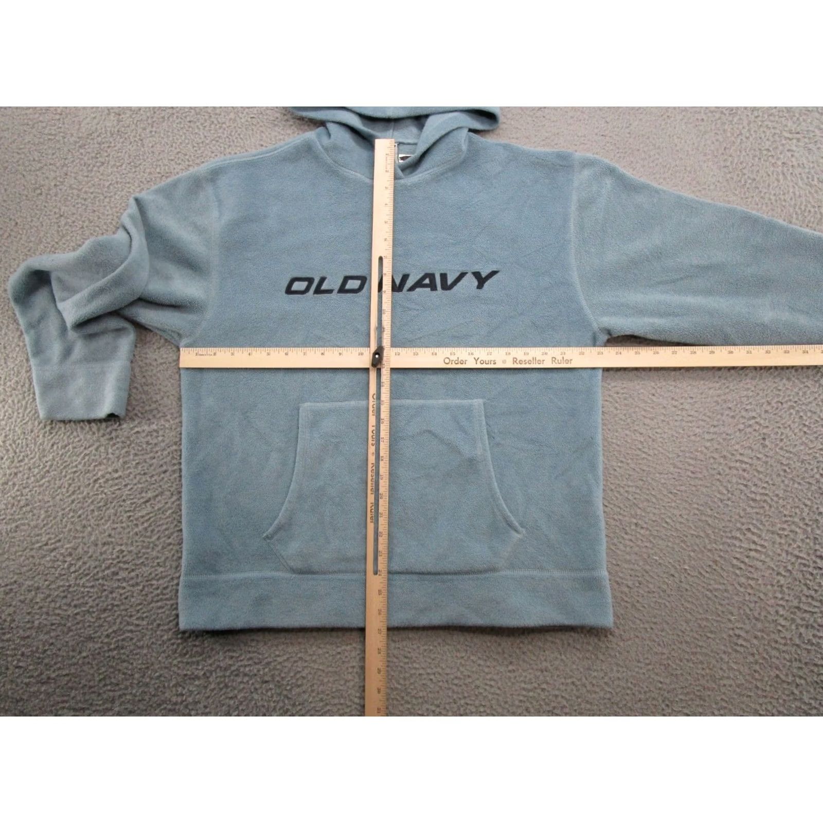 Old Navy VTG Old Navy Blue Fleece Hoodie Sweatshirt Size L Skater Read Mens Hooded Pullover Size US L / EU 52-54 / 3 - 5 Thumbnail