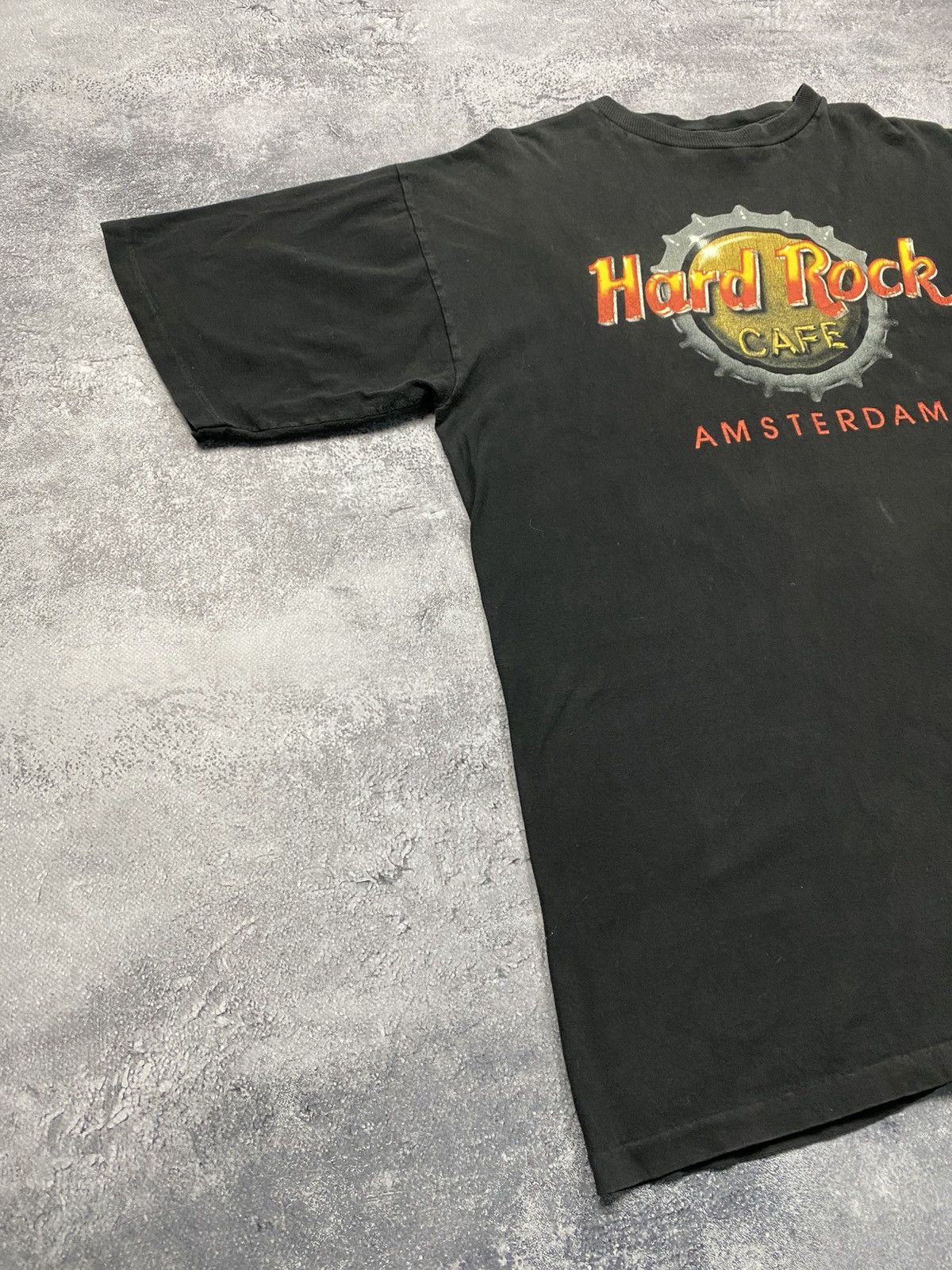 Hard Rock Cafe RARE Vintage Hard Rock Cafe Amsterdam T-Shirt Rare 90s Tee Size US XL / EU 56 / 4 - 3 Thumbnail