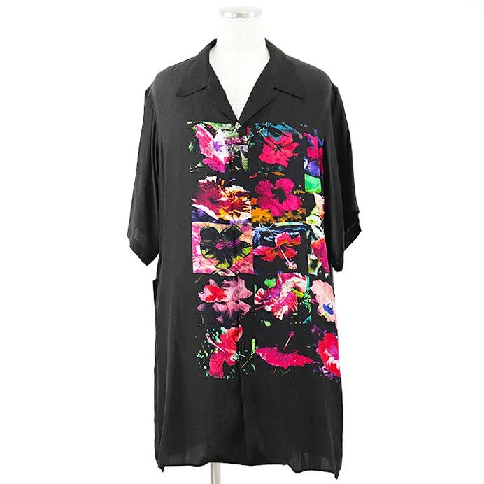 Yohji Yamamoto yohji yamamoto pour homme floral silk 100% short sleeve Size US M / EU 48-50 / 2 - 1 Thumbnail