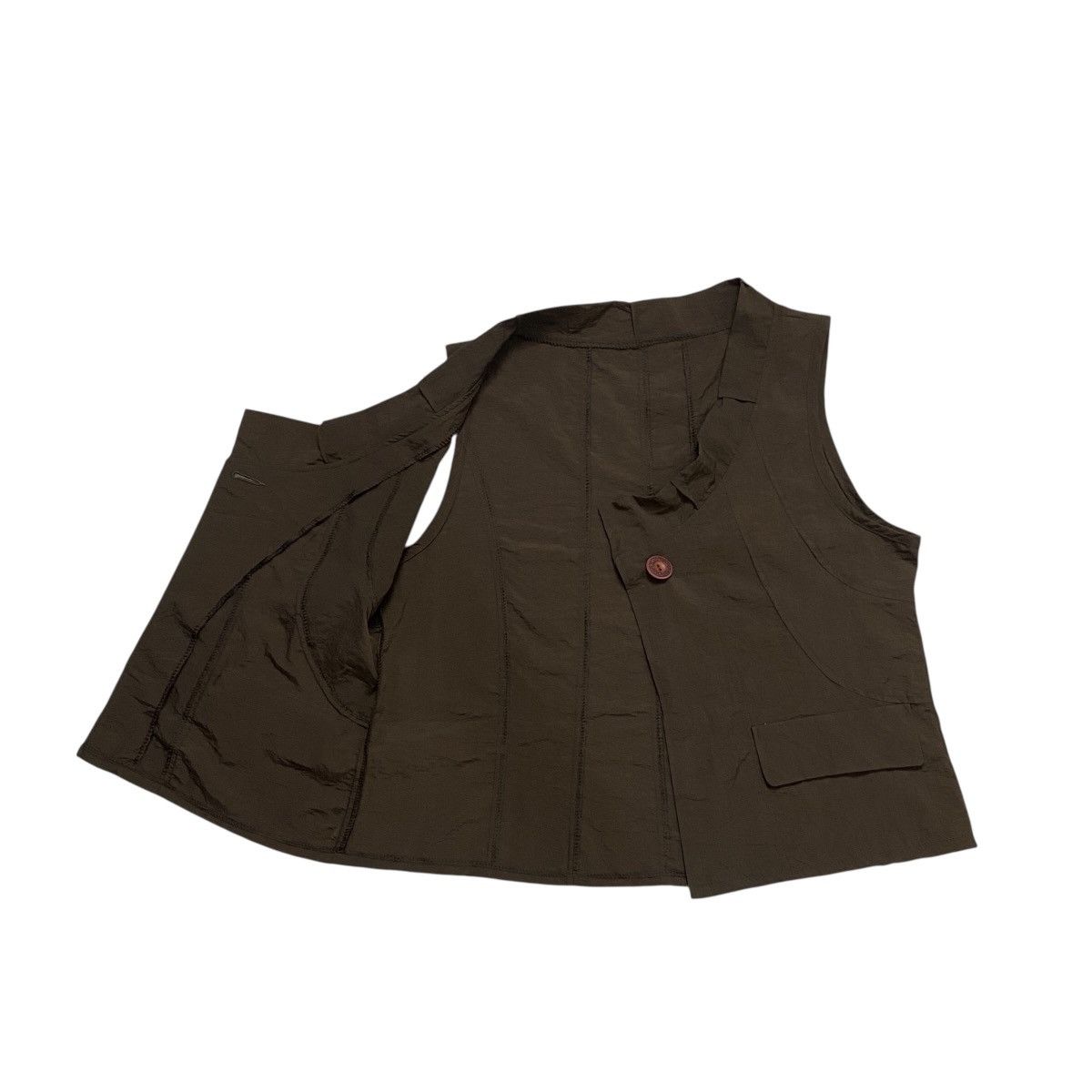 Y's Y’s Collection single button waist coat vest Size M / US 6-8 / IT 42-44 - 3 Thumbnail