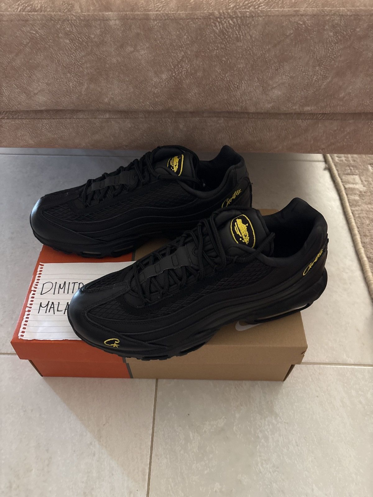 Corteiz × Nike Corteiz x Nike Air Max 95 “Honey Black” — Size EU 46 / US 12 Size US 12 / EU 45 - 5 Thumbnail
