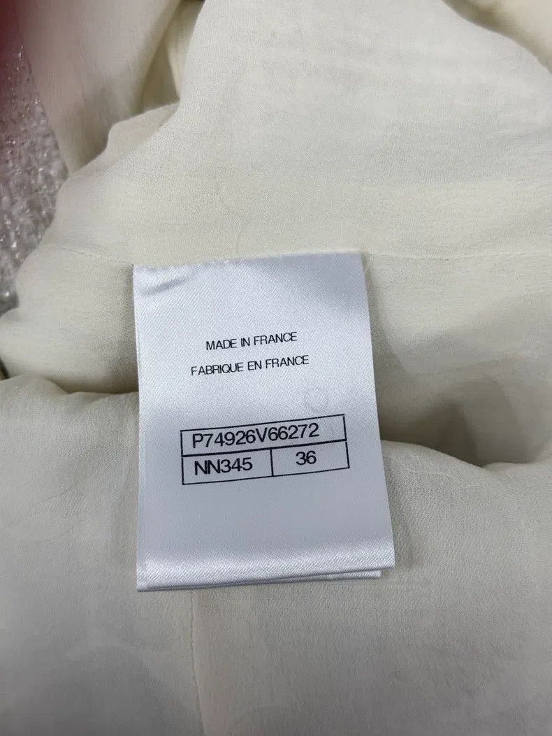 Chanel Chanel 23S white woven jacket Size XS / US 0-2 / IT 36-38 - 5 Thumbnail