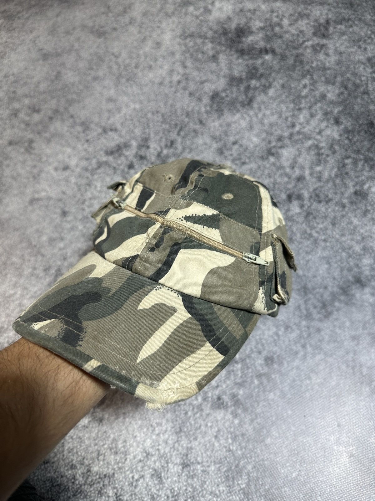 MIL-TEC Vintage Military Mil-Tec Camo Cap Pocket Streetwear USA VTg Size ONE SIZE - 1 Thumbnail