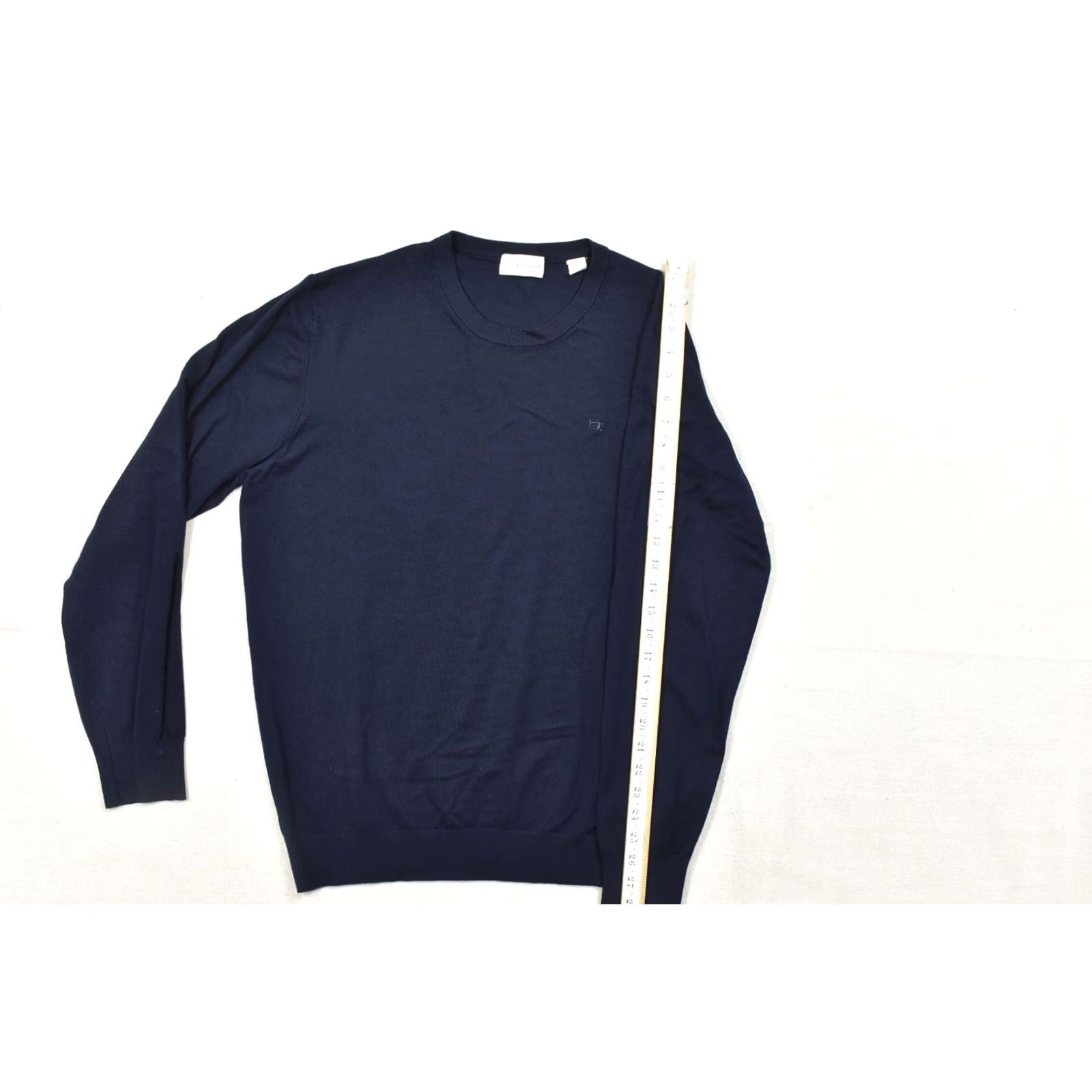 Scotch & Soda Scotch & Soda Amsterdam Couture Navy Blue Crewneck Sweater XXL Viscose Blend Regular Mens Pullover Knit Giftwear Size US XXL / EU 58 / 5 - 3 Thumbnail