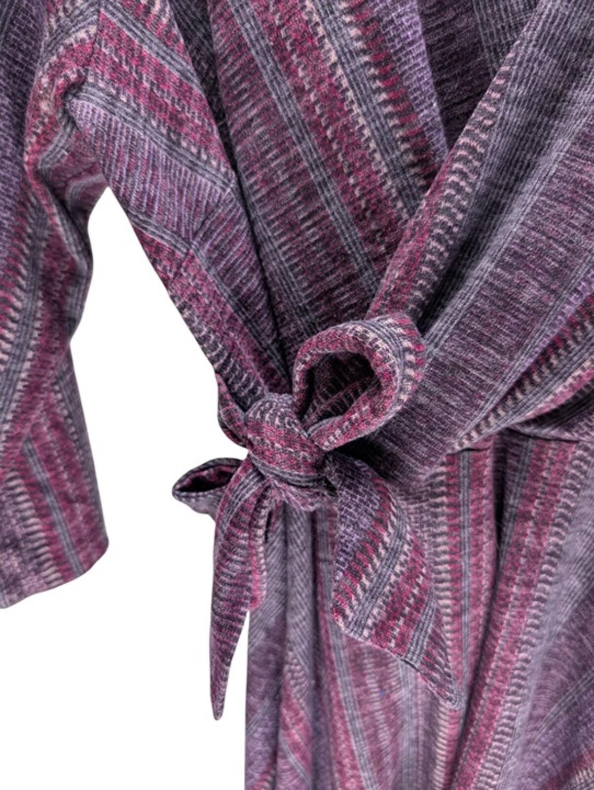 Other Julian Taylor Women’s Wrap Dress Purple Burgundy Tie Waist Size XL / US 12-14 / IT 48-50 - 3 Thumbnail