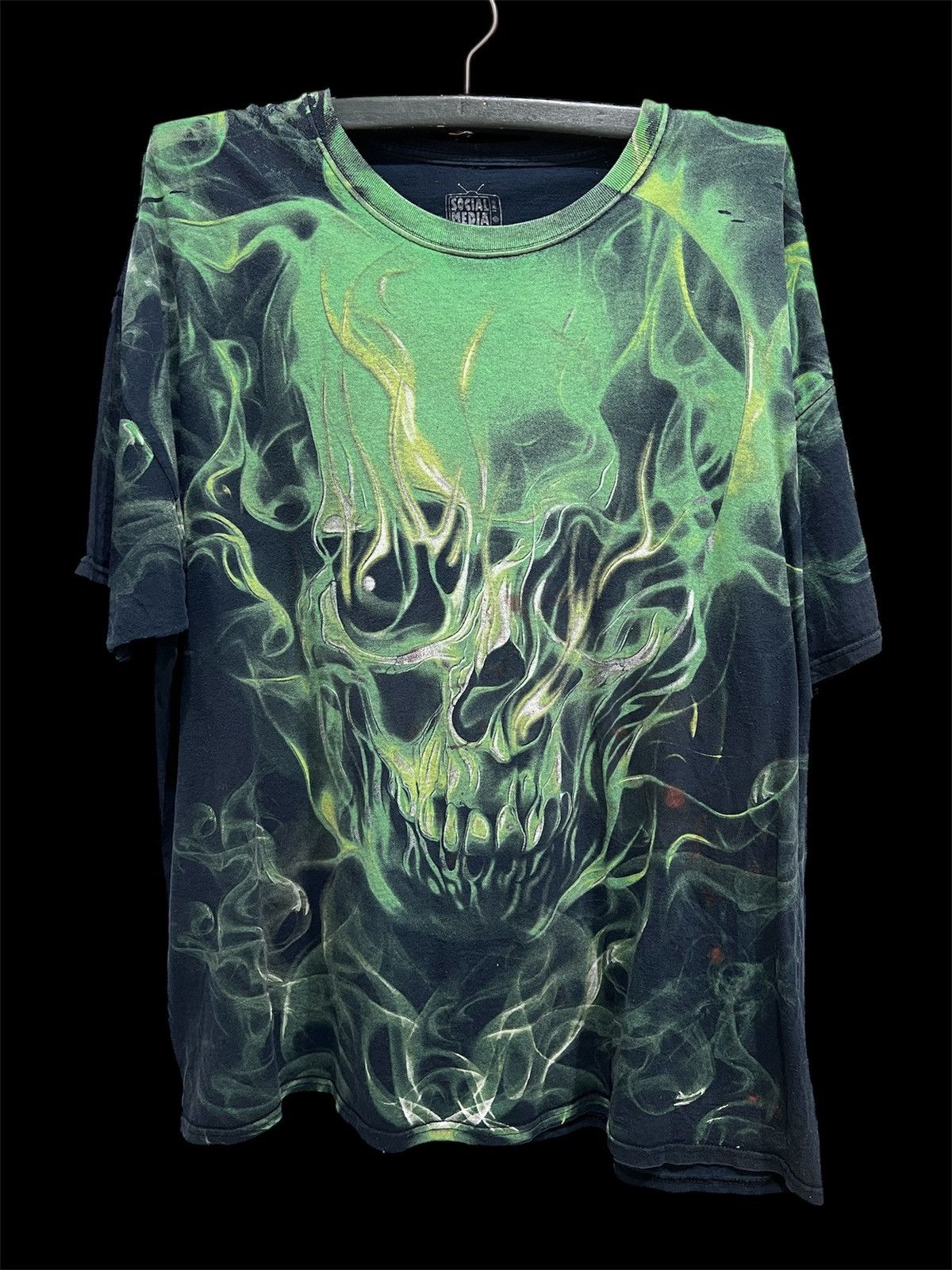 Arts & Science Y2K Fame skull Tee 3XL Faded Oversized Streetwear Graphic Size US XXL / EU 58 / 5 - 1 Thumbnail