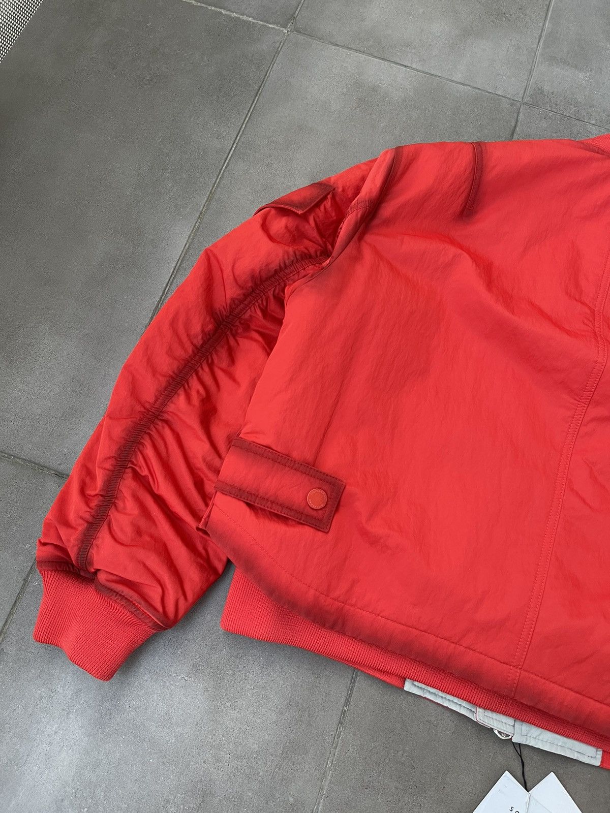 Solid Homme × Wooyoungmi !DS! SS23 Solid Homme Red Multipocket Bomber Size US M / EU 48-50 / 2 - 19 Thumbnail