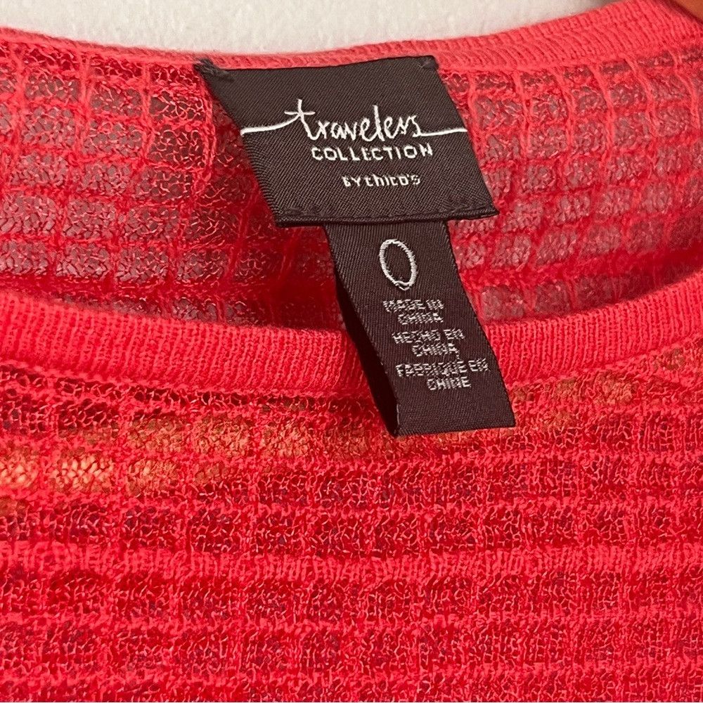 Chicos Chicos Travelers Tunic Knitted Knit Pullover Pink Small Size S / US 4 / IT 40 - 5 Thumbnail