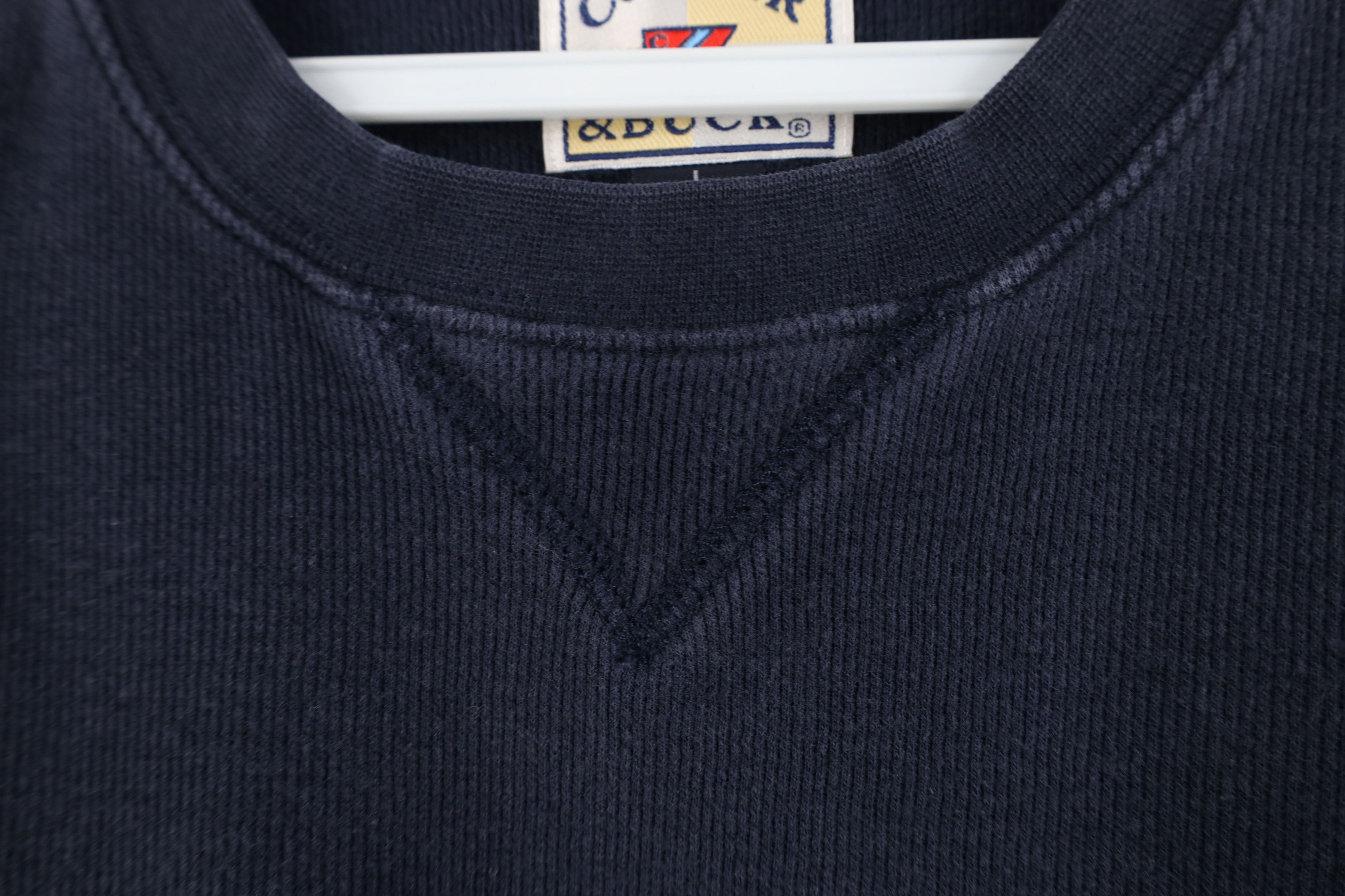 Vintage Vintage 90s Maumee Golf Ribbed Knit Sweater Blue Cotton USA Size US L / EU 52-54 / 3 - 6 Thumbnail